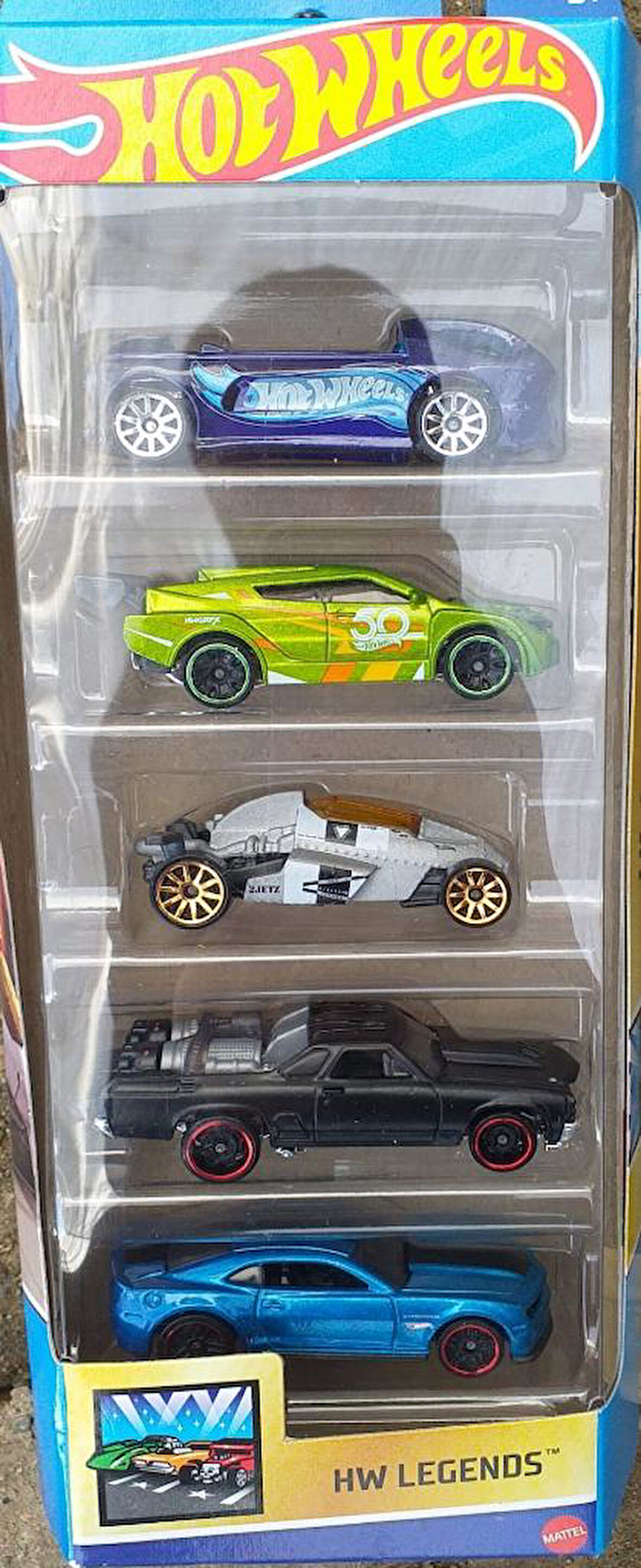 HOT WHEELS 5'li Araba Seti metal - Hw Design Lab
