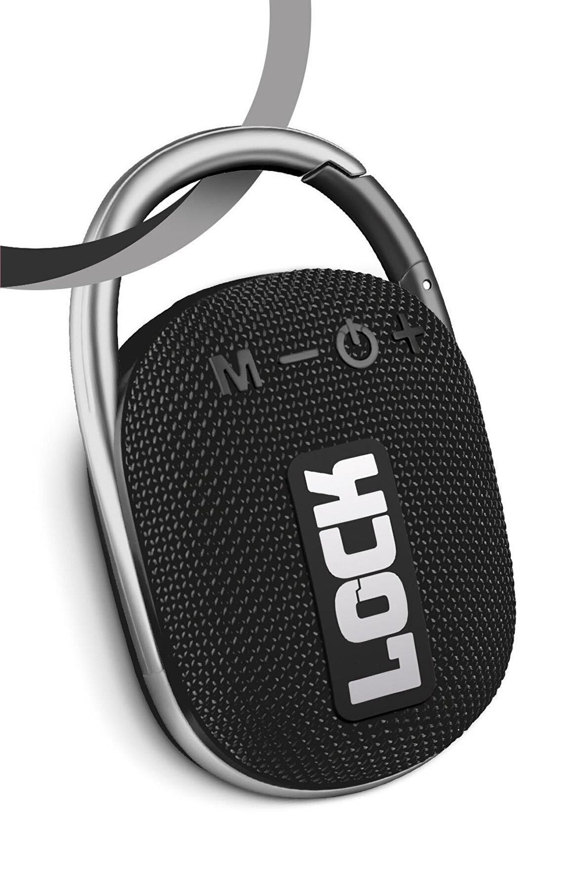 Powerway Lock Siyah Taşınabilir Bluetooth Hoparlör Ses Bombası Kilit Özellikli 