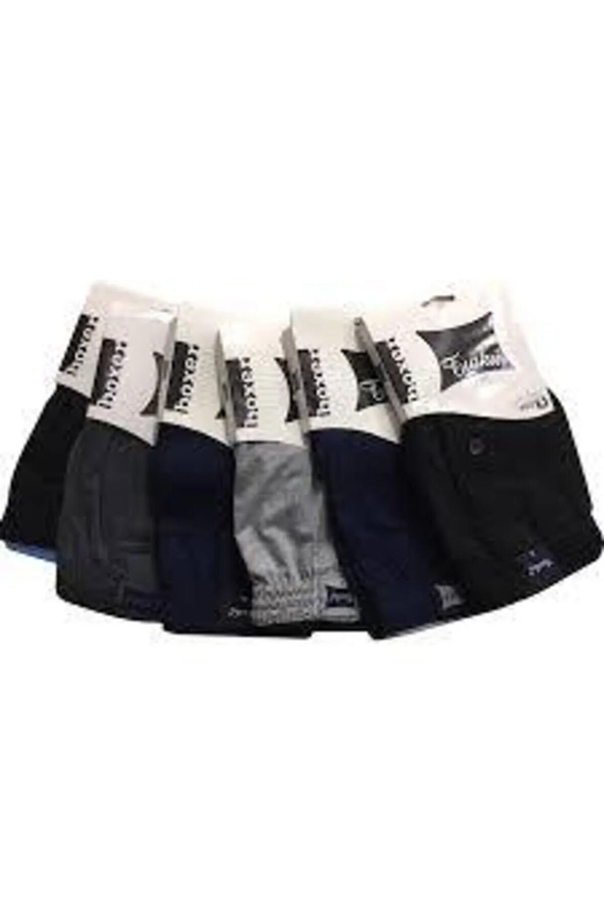 Erkek Karışık Renk 6 Adet Penye Boxer