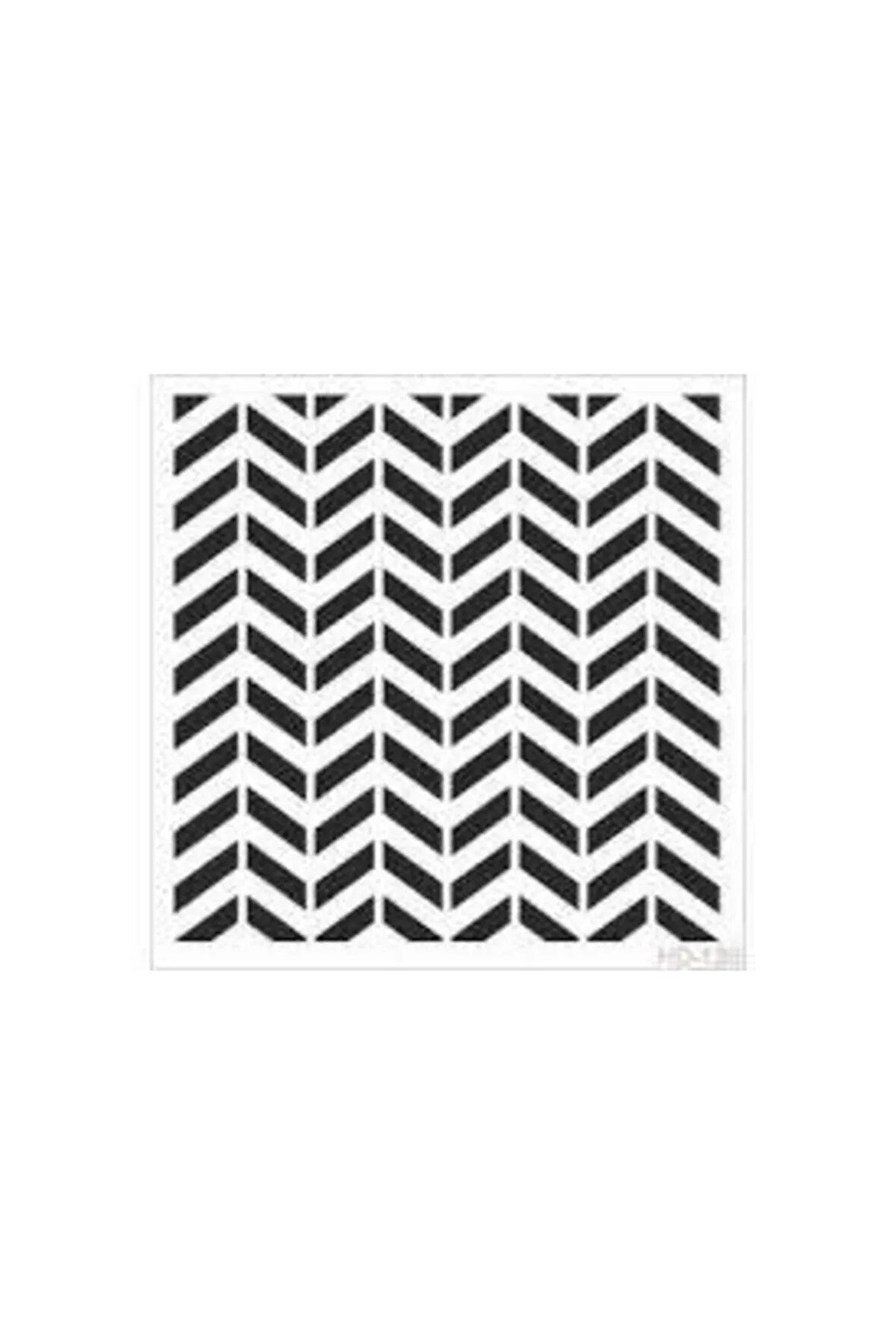 Hd135 Home Dekor Stencil 45x45