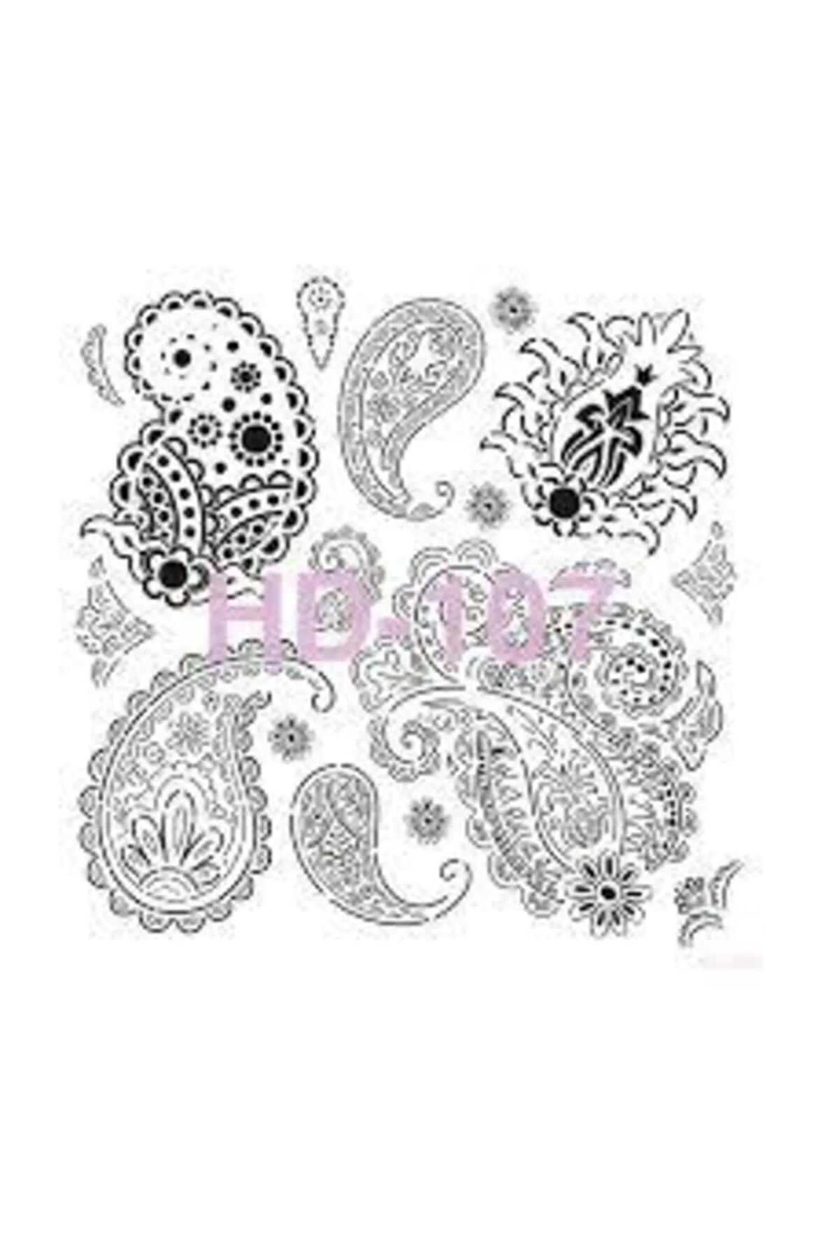 Hd107 Home Dekor Stencil 45x45