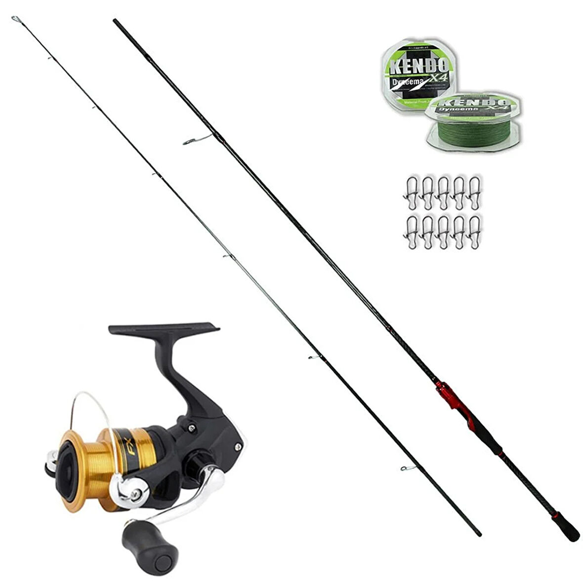 Shimano Fx 4000 - Fujin Red Romeo 270cm 8-37gr Spin Olta Seti