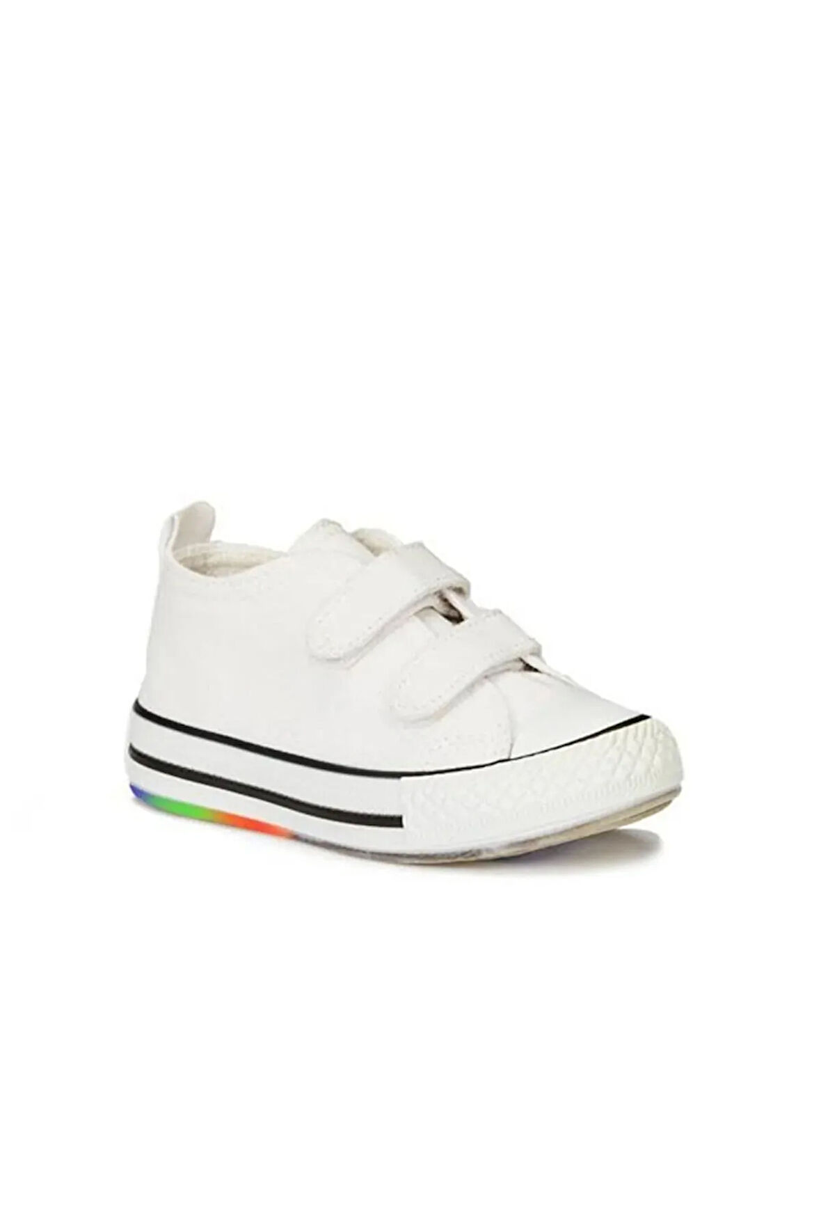 Ortopedik Işıklı Tekstil Keten Hafif Unisex Çocuk Ayakkabı