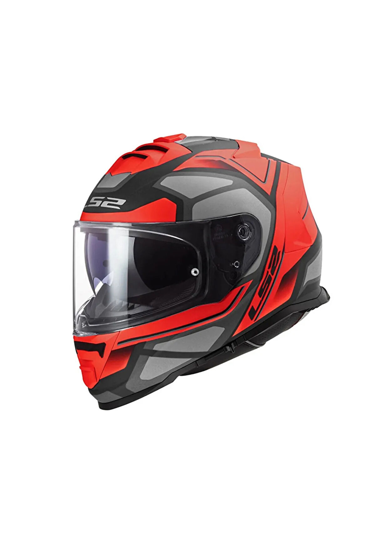 Ff800 Storm Faster Mat Red Titanium Motorcu Kaskı
