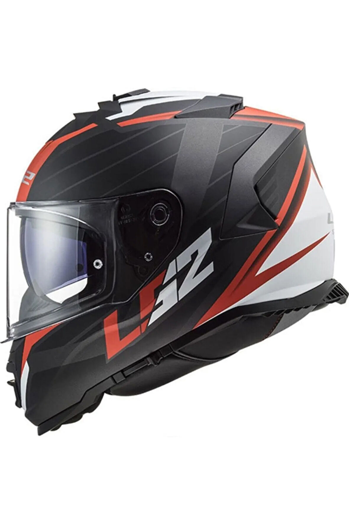 Motosiklet Kaskı Storm Nerve Mat Siyah Kırmızı Kask Kapalı Motosiklet Kask