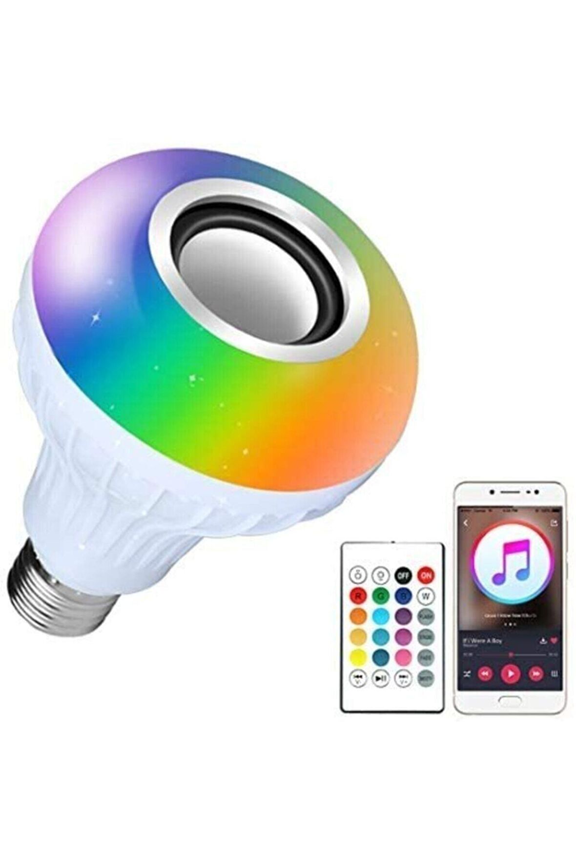 Music Bulb Bluetooth Ampül Hoparlör Akıllı Led Ampul Lamba Kılıçal