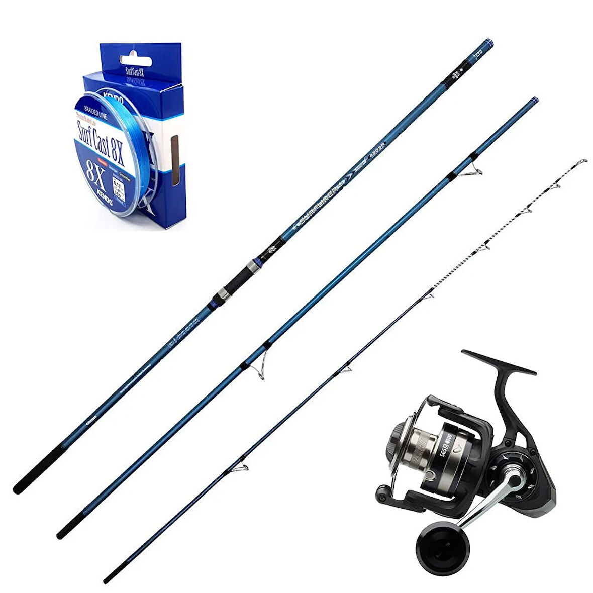 Savage Gear Sgs8 8000 - Okuma Surfliner 420cm 100-250gr Surf Olta Seti