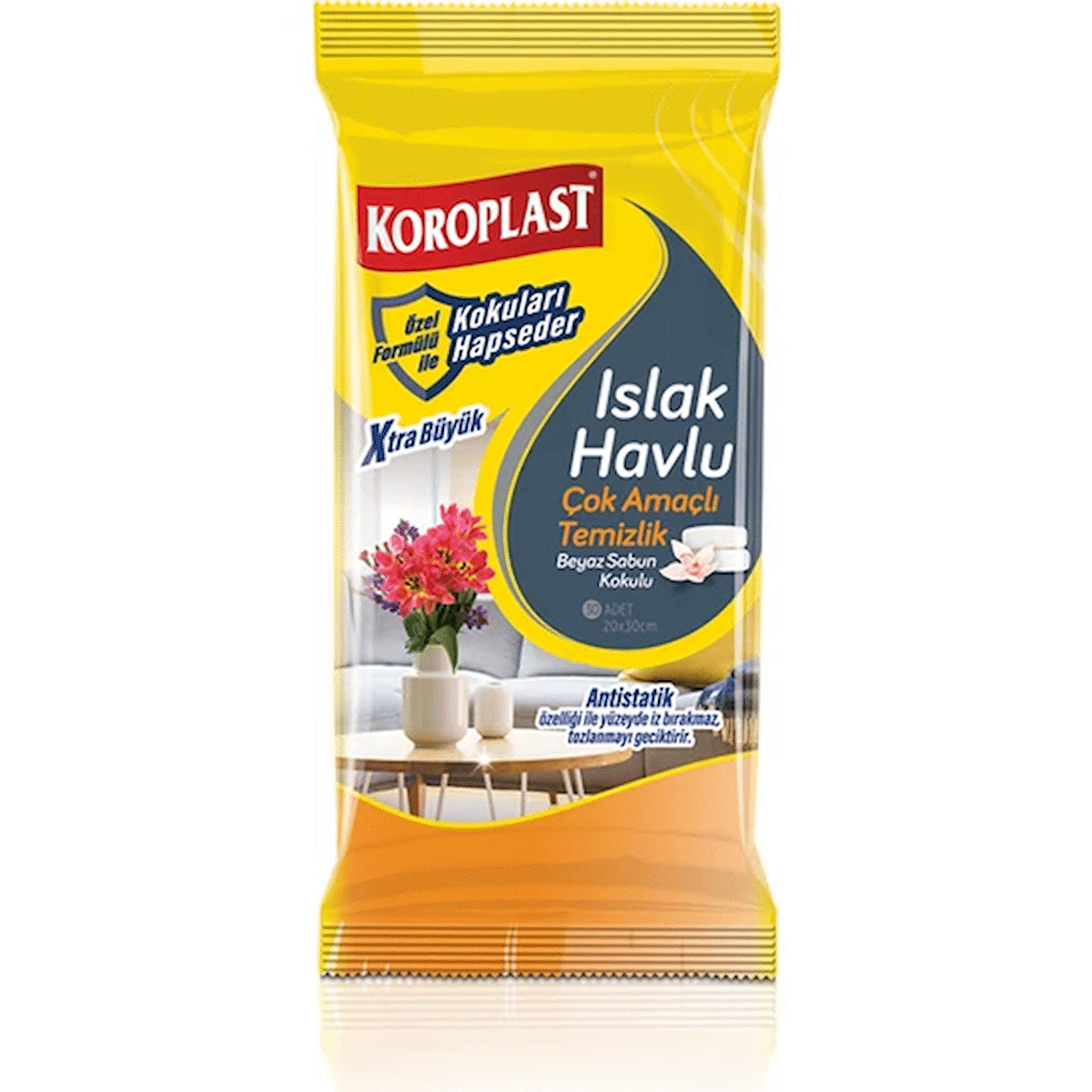 Koroplast Islak Havlu Çok Amaçlı 4 adet