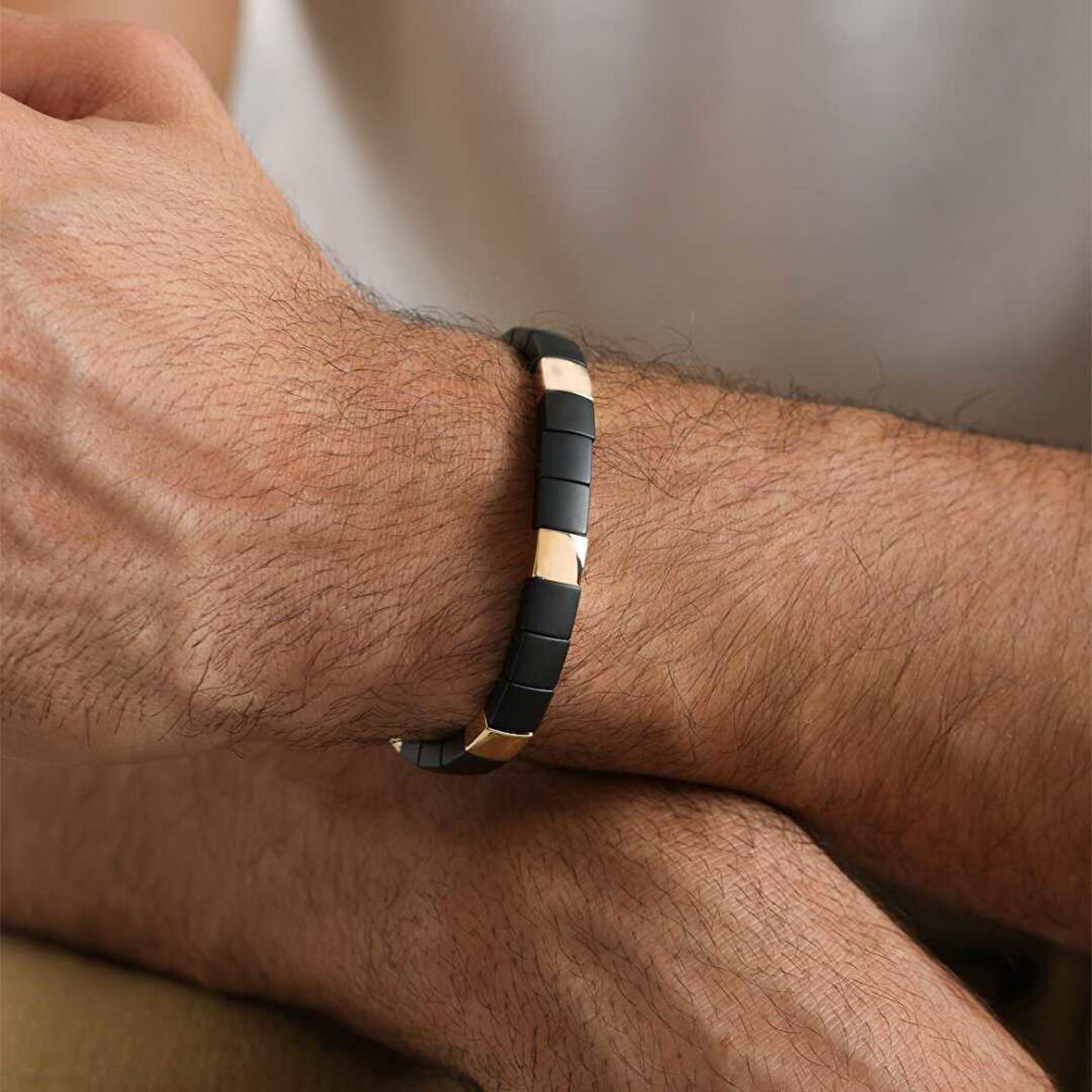 Mat Square Erkek Bileklik