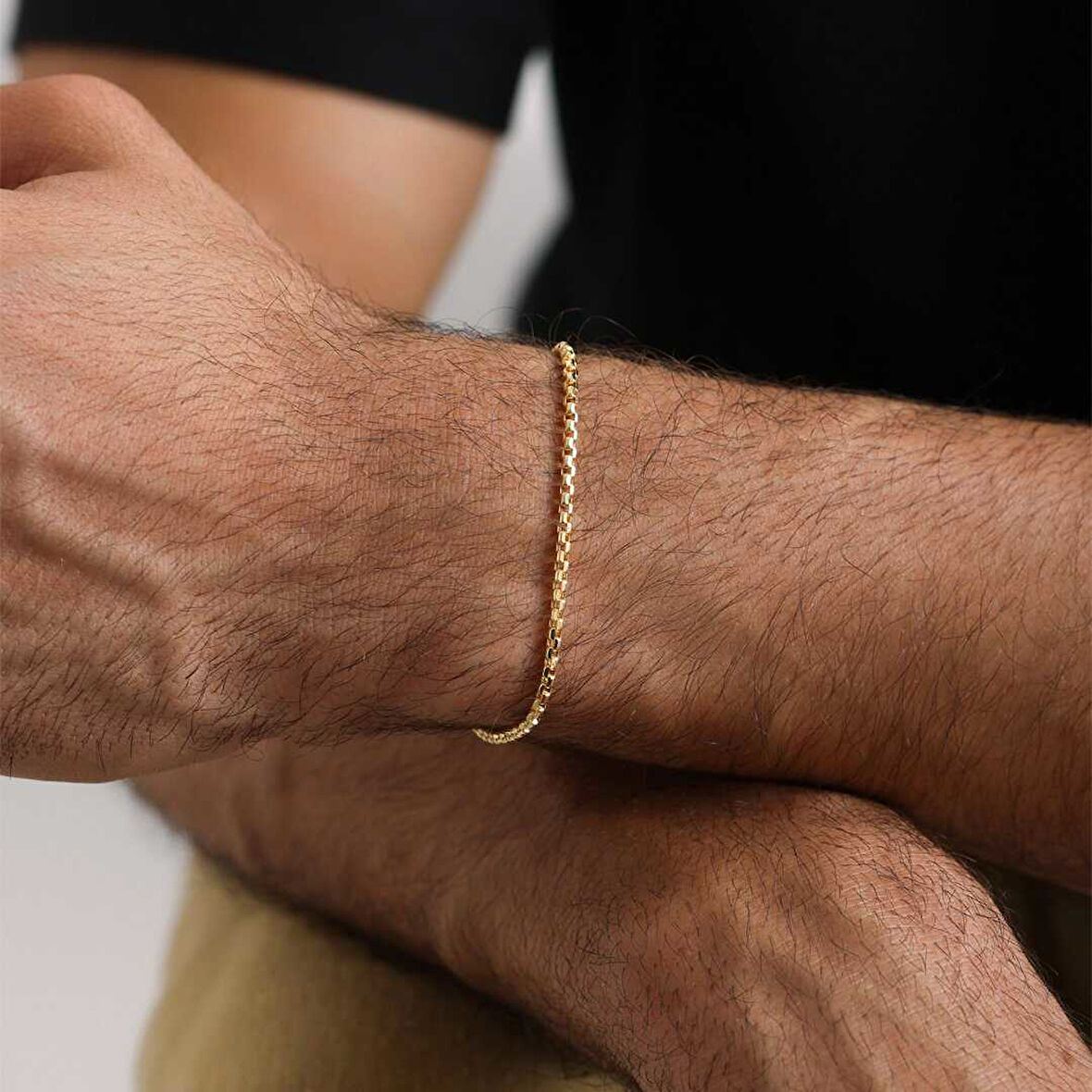 Rolo Box Zincir Erkek Bileklik