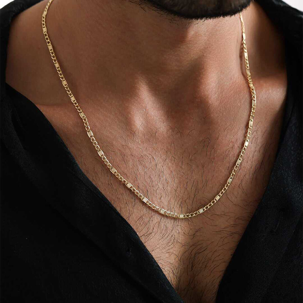 Slim Line Figaro Erkek Zincir