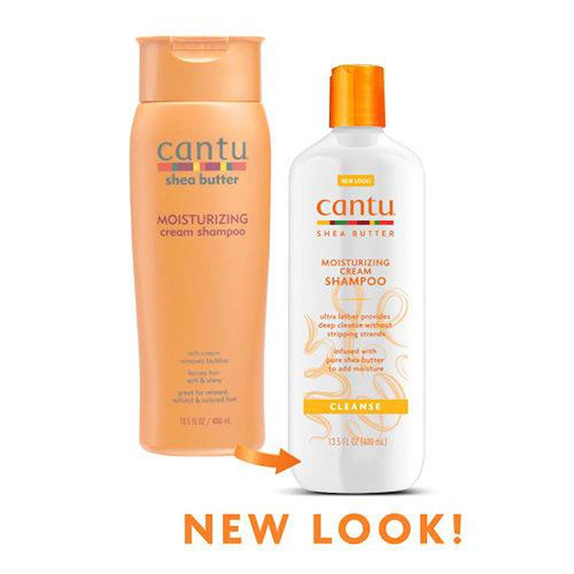 Cantu Shea Yağı Nemlendirici Krem Şampuan 400 mL