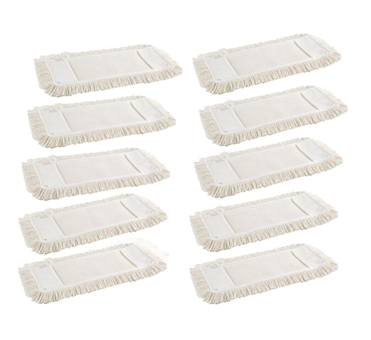 Omniclean 60 cm Nemli Mop Yedek Bezi Beyaz 10 Adet