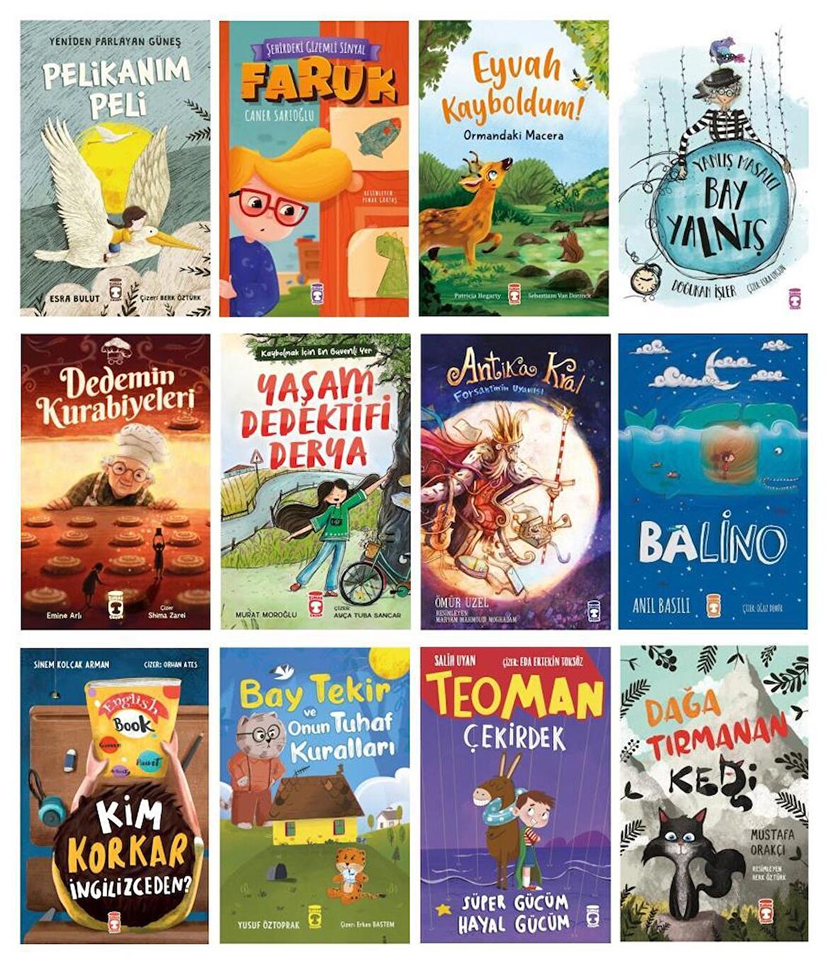 Timaş 2. ve 3. Sınıf Dedemin Kurabiyeleri Okuma Kitaplığı 12 Kitap