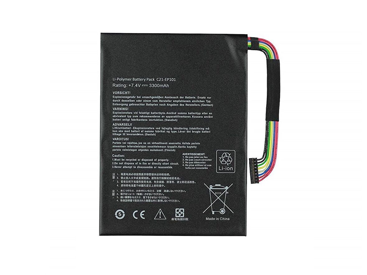 Asus Eee Pad Transformer TF101-WIMAX Notebook Batarya Laptop Pil