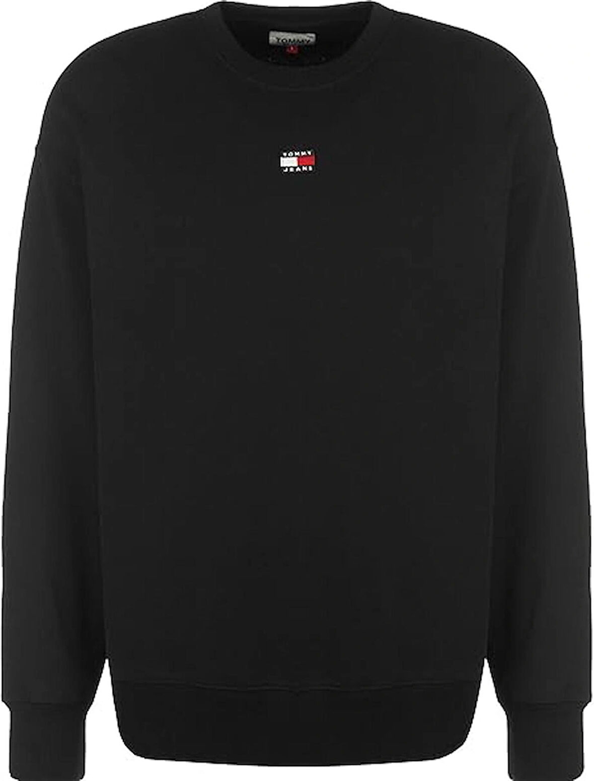Tommy Hilfiger DM0DM16370 BDS Erkek Sweatshirt Siyah