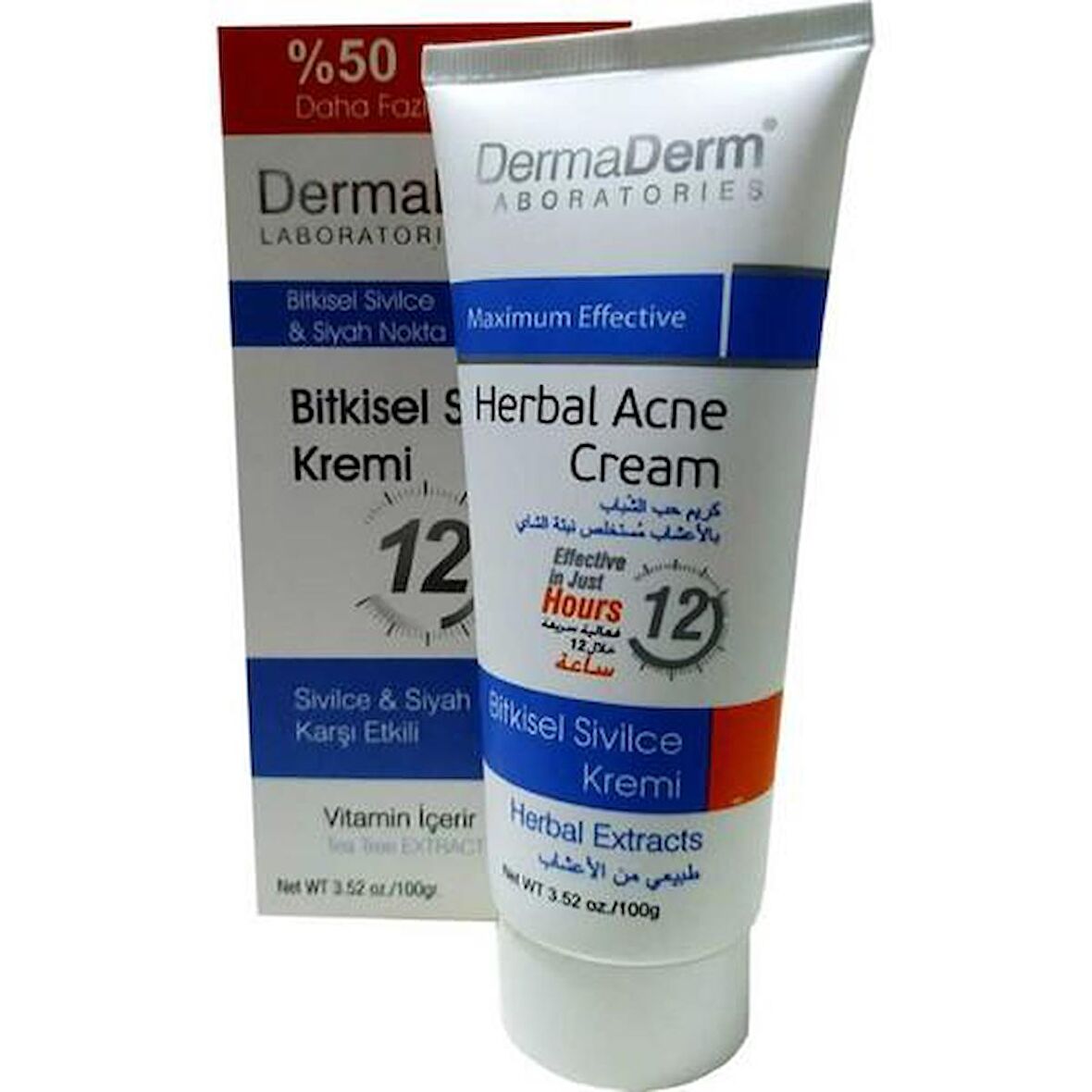 Demaderm Sivilce Giderici Bitkisel Krem 100 gr  % 100 Orjinal Ürün Garantili