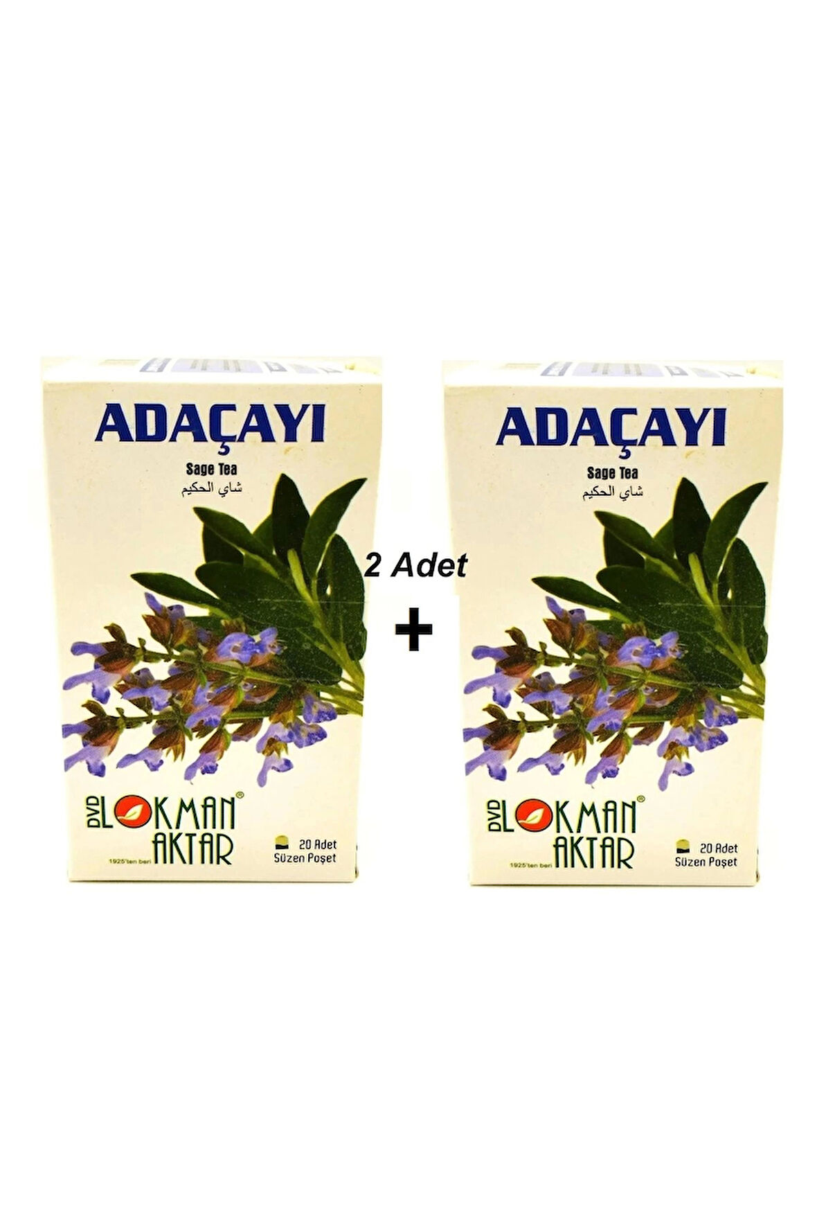 Lokman Aktar 2 kutu Adaçayı 2x20 Süzen Poşet
