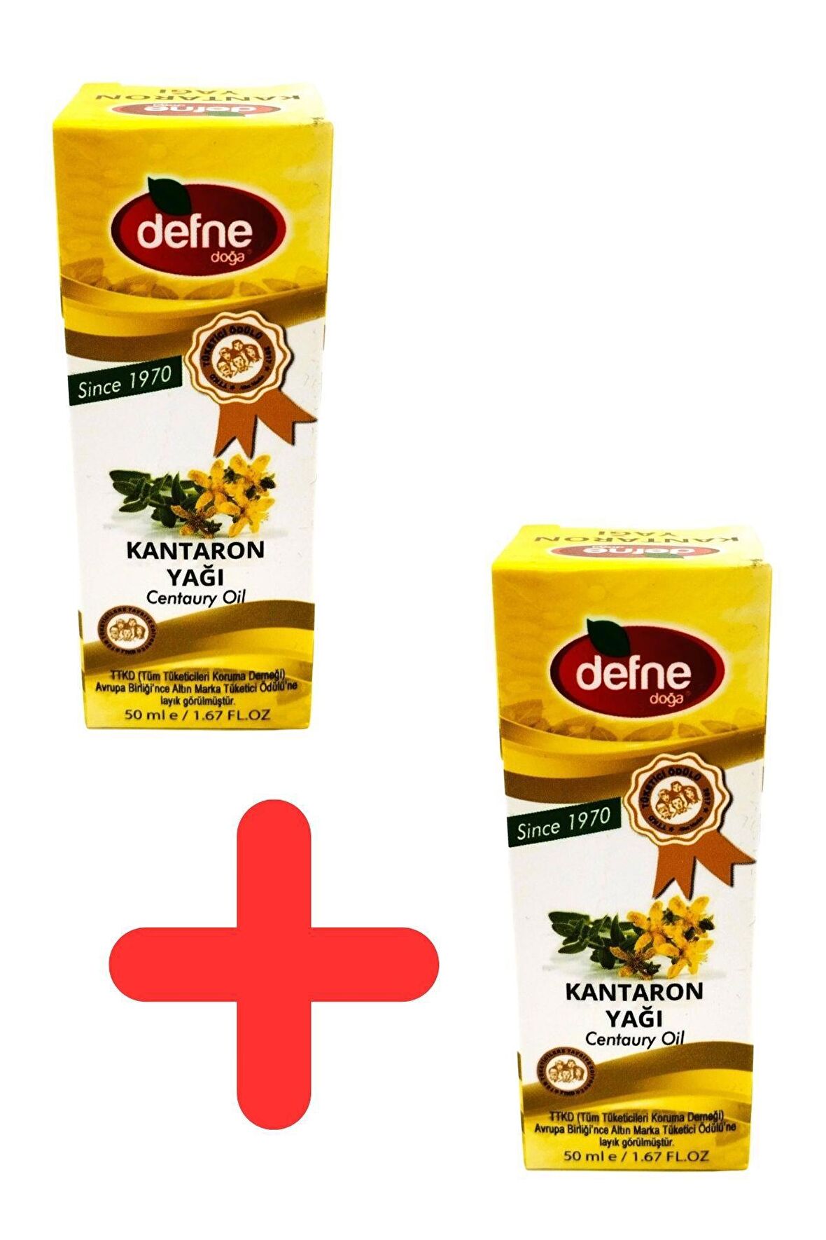 %100 Doğal Kantaron Yağı 50 ml x 2 adet