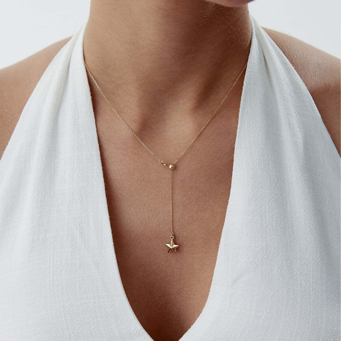 Yıldız Sallantılı Kolye