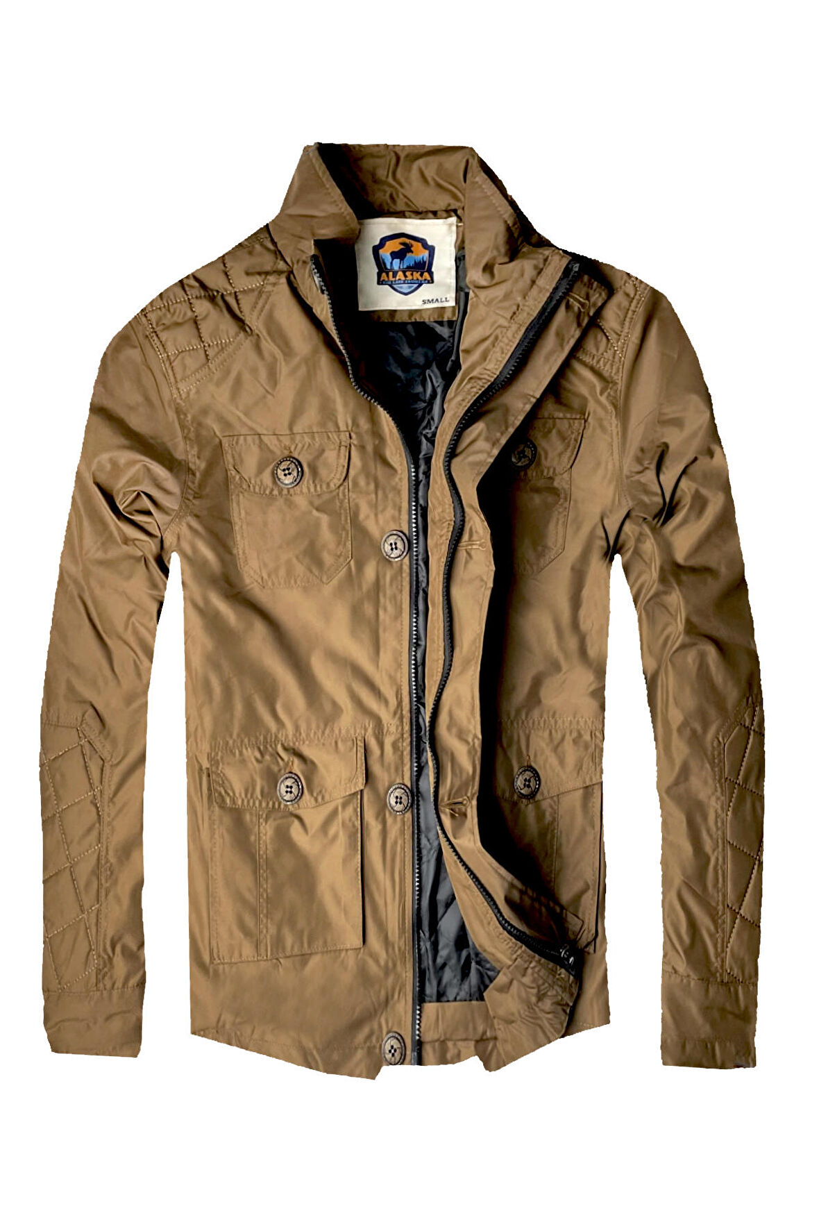 premium saf pamuk özel yıkamalı yumuşak astarsız terletmeyen kumaş hakim yaka  trençkot mont