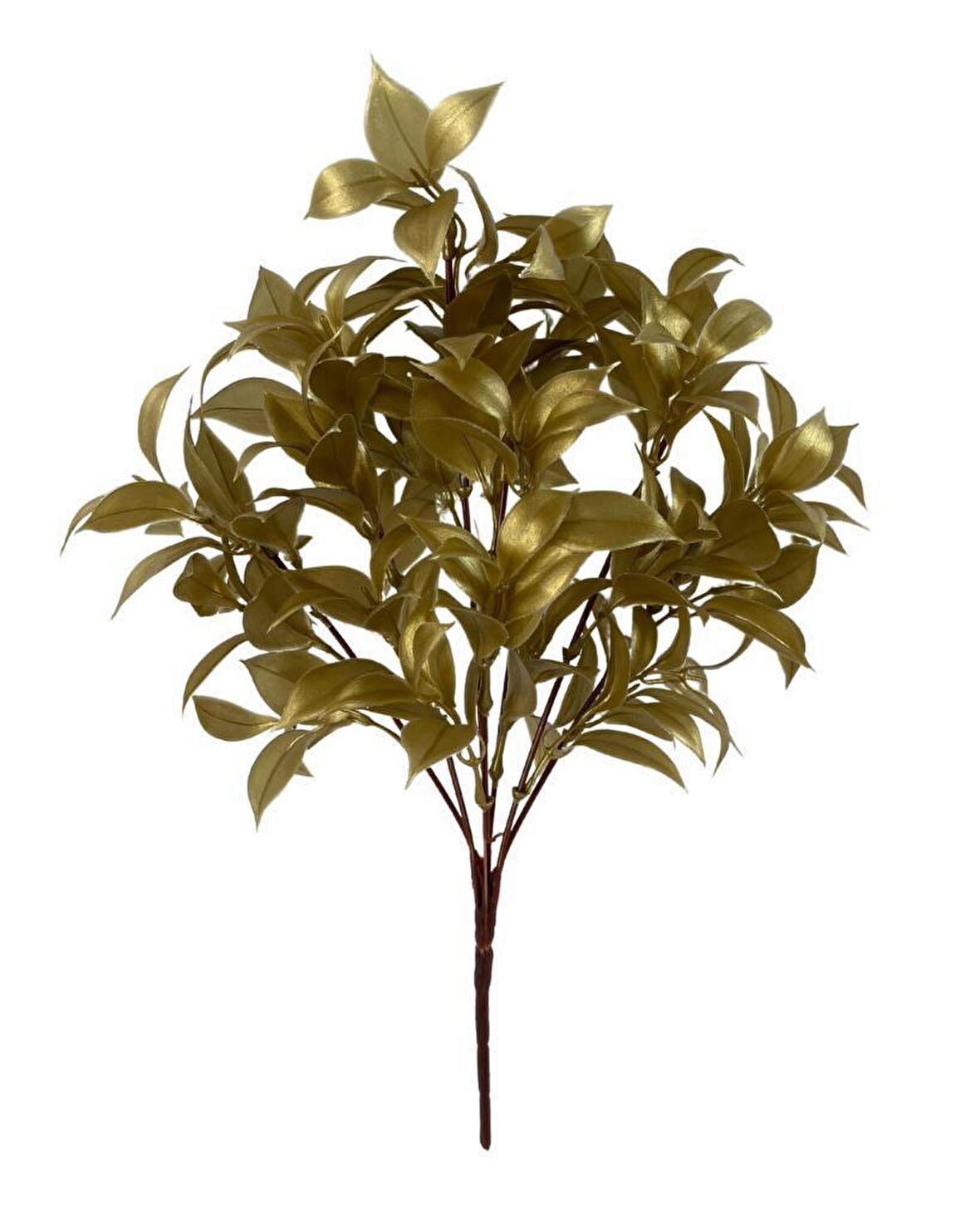 Yapay Çiçek Altın Gold Limon Yaprağı Demet Şimşir Demeti Garnitür Aradal Dekoratif Yapay Bitki