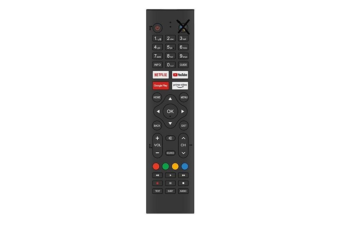 Axen AX50FMN602/066 Uyumlu  Google Tv Kumandası-Mikrofonsuz
