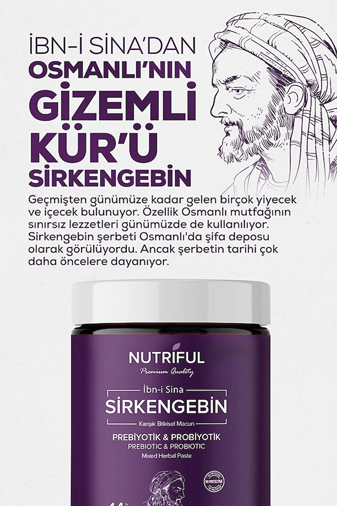İbn-i Sina Sirkengebin Prebiyotik Macunu
