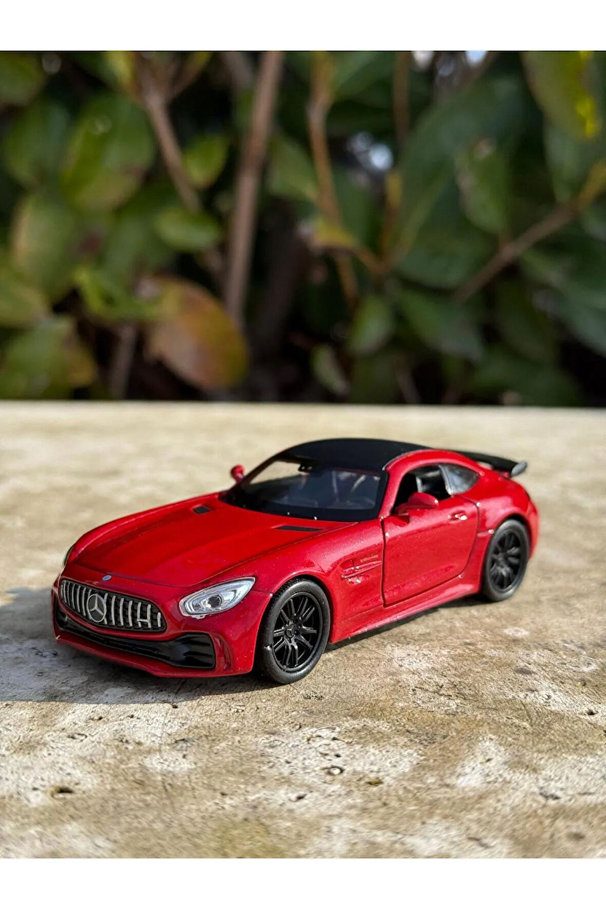 Mercedes Amg Gtr Koleksiyon Metal Araba 12cm Lüks Araba Kırmızı Oyuncak Araba Metal Model Araba