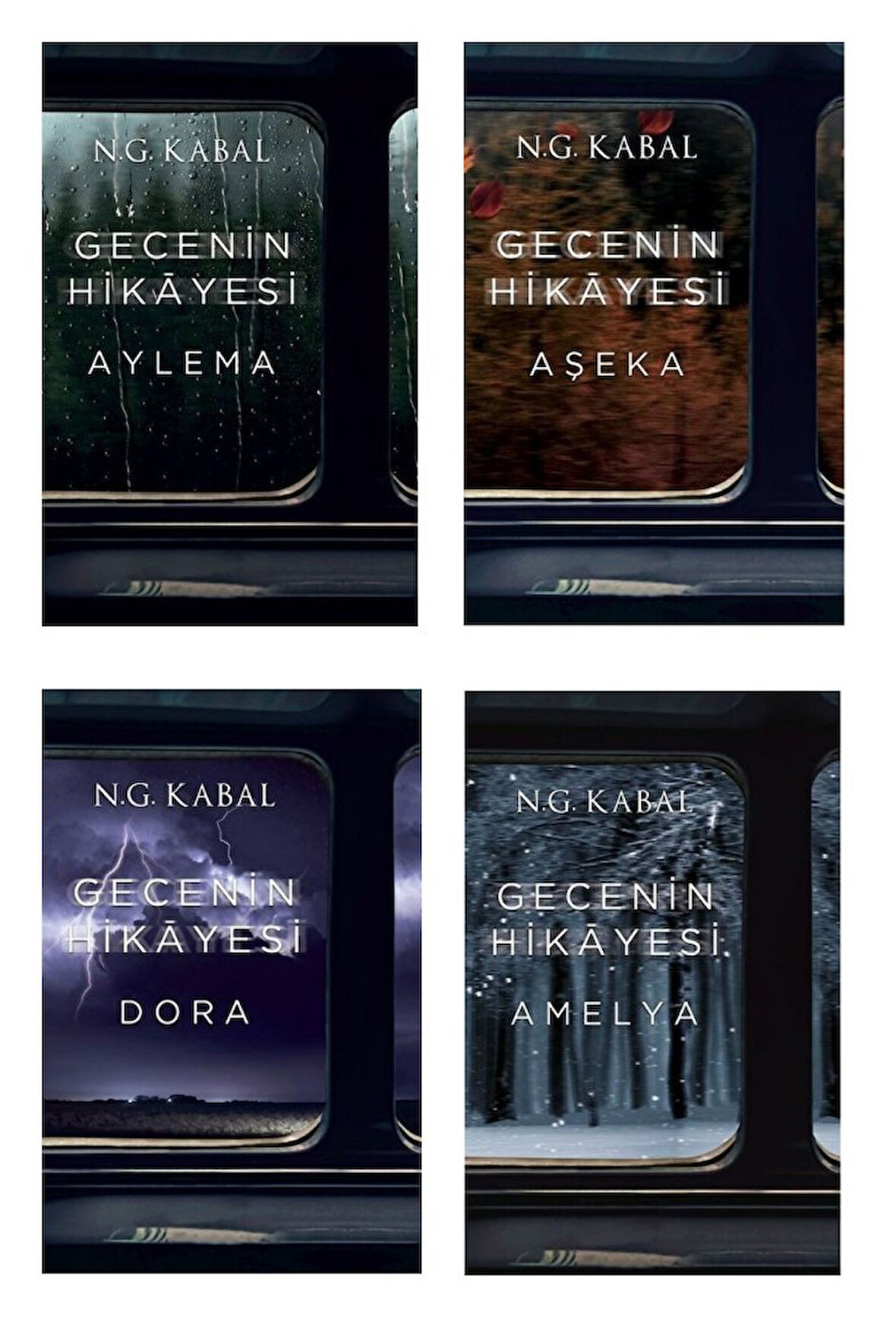 Gecenin Hikayesi Seti Ciltli (4 Kitap) 