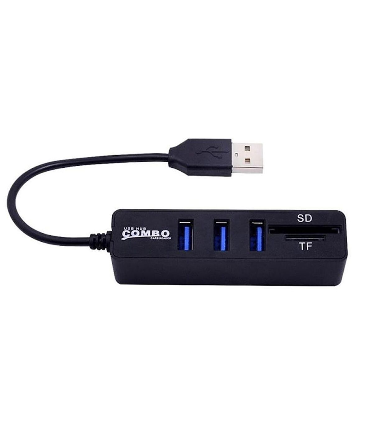 Usb Hub 3 Port MicroSD Tf Sd Kart Okuyucu Çoklayıcı