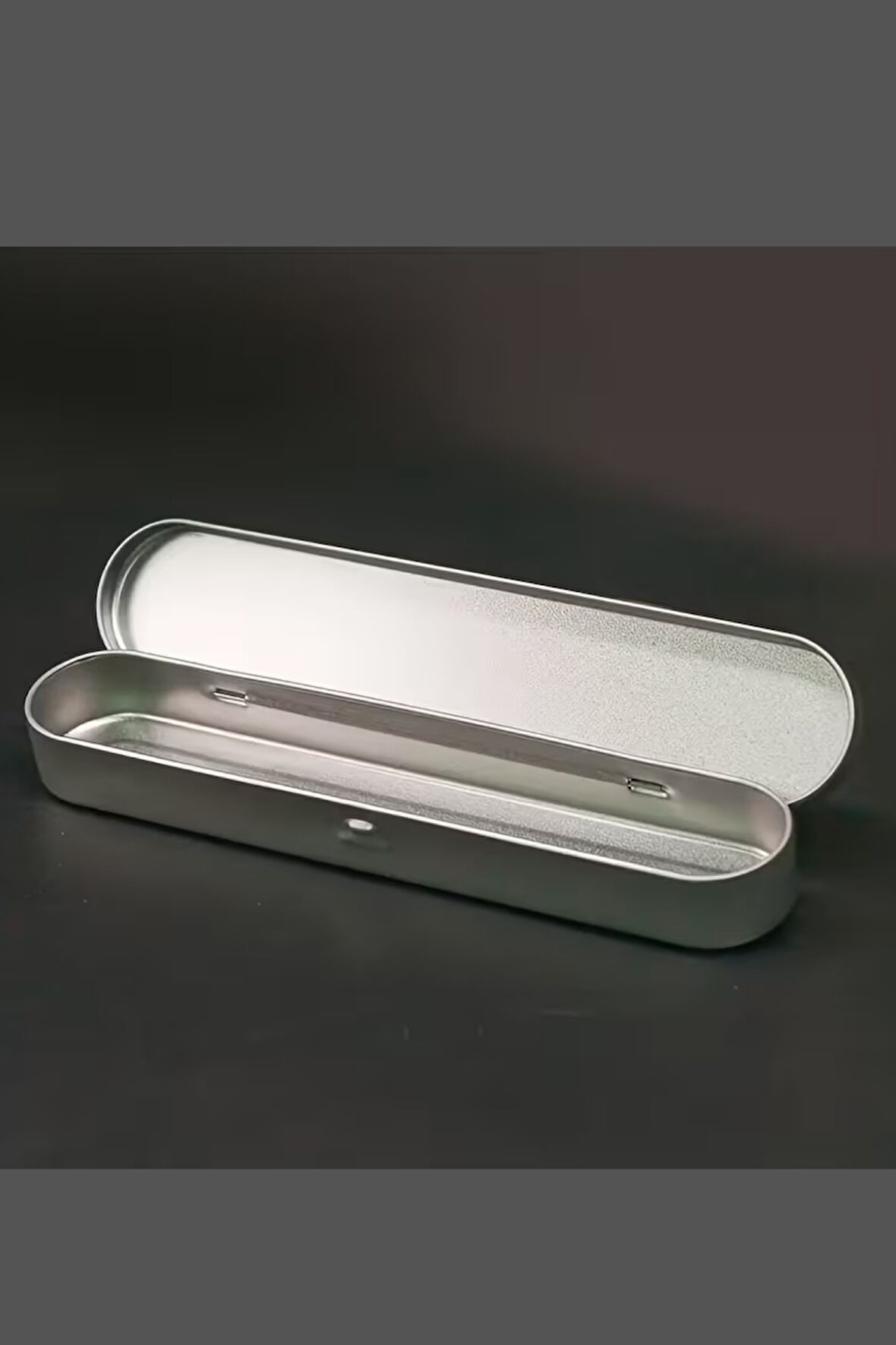 Metal Kalem Kutusu, 17.7 cm* 3.7 cm (sadece Boş kutu gönderilir)