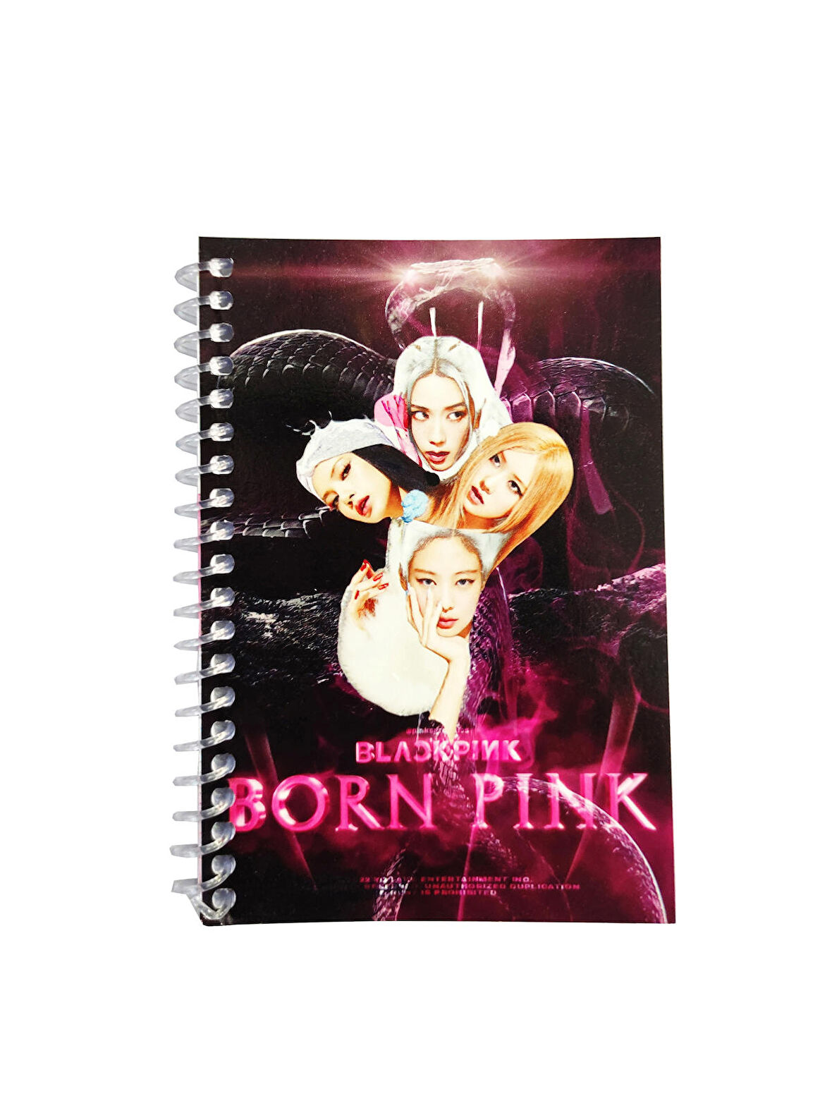 Blackpink 2 Born Desenli Bloknot Çizgili Not Defteri 