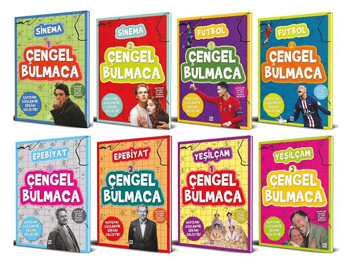 Konulu Çengel Bulmaca Seti (8 Kitap)