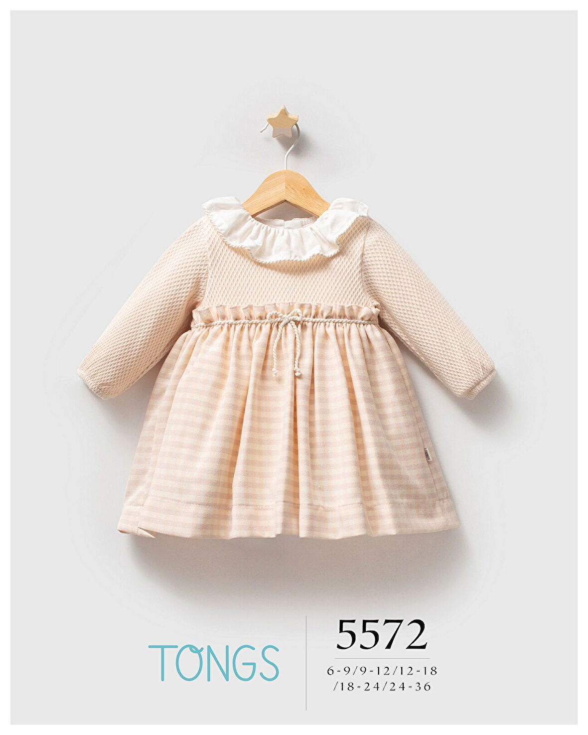 Tongs Baby College Elbise 5572 Pudra