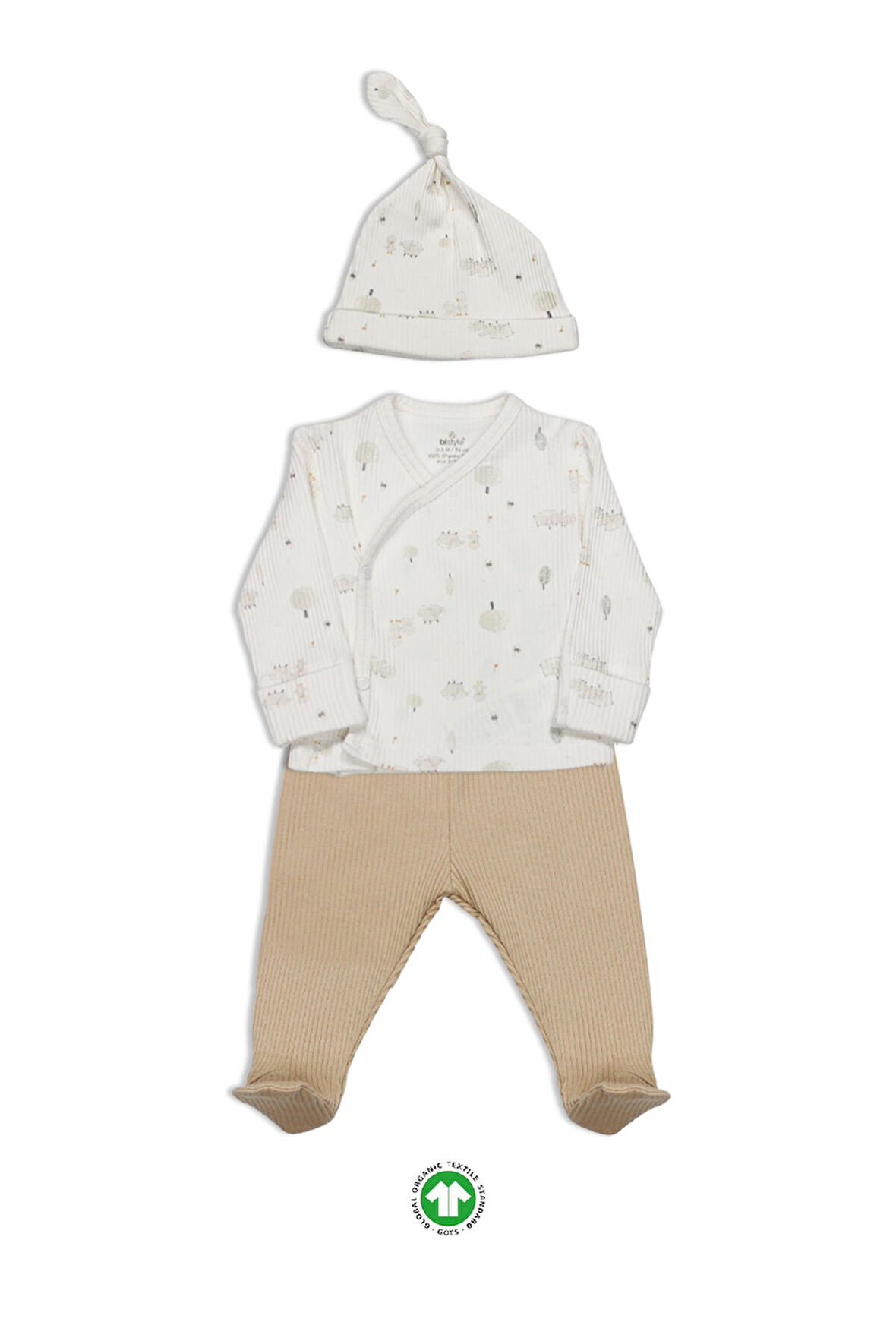 Bistyle Always Dream 3'Lü Zıbın Takım 13110 Ekru Bej