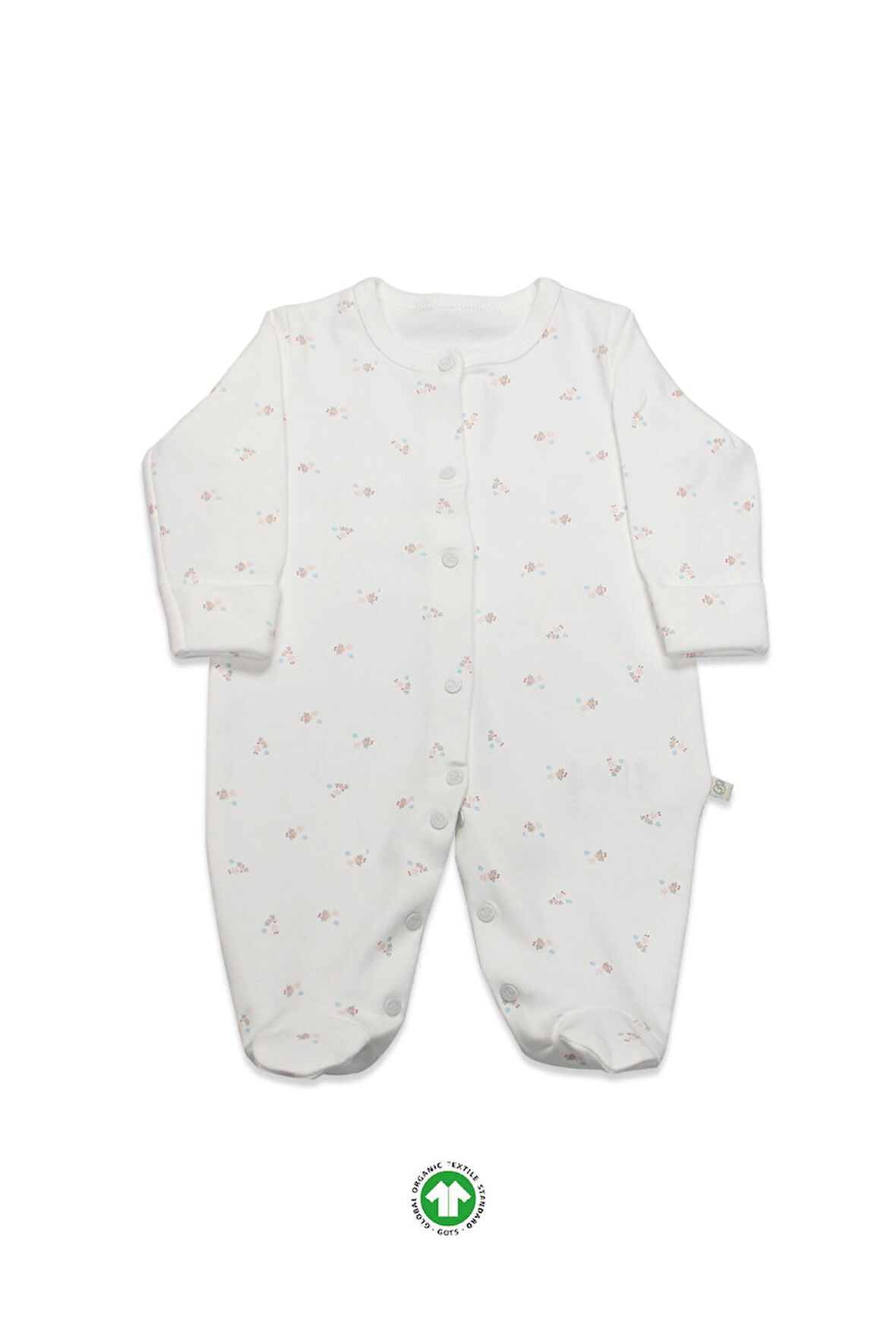 Bistyle Grow İn Love Bebe Tulum 15103 Pembe Ekru