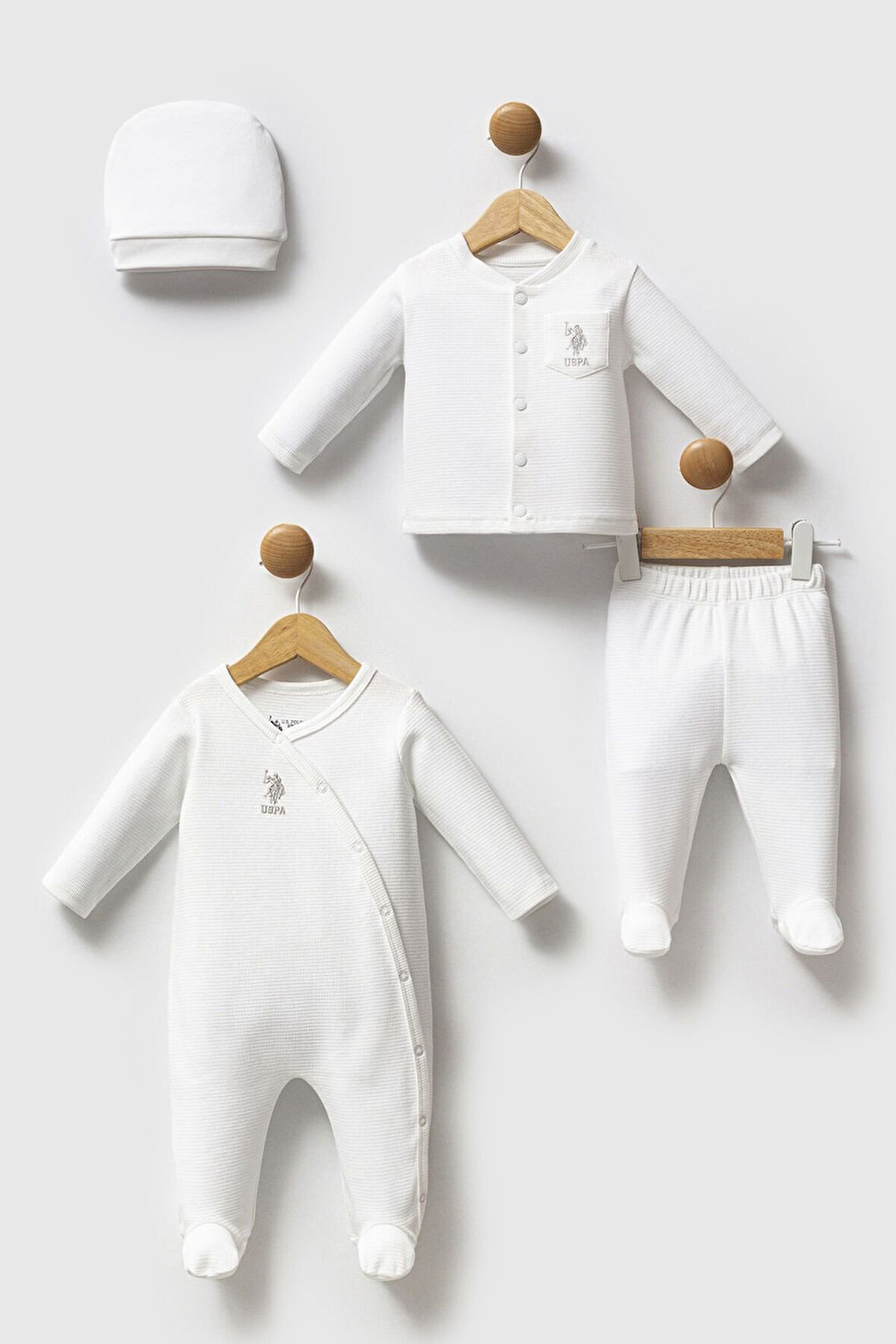 U.S. Polo Assn 4lüTakim USB2522 Beyaz