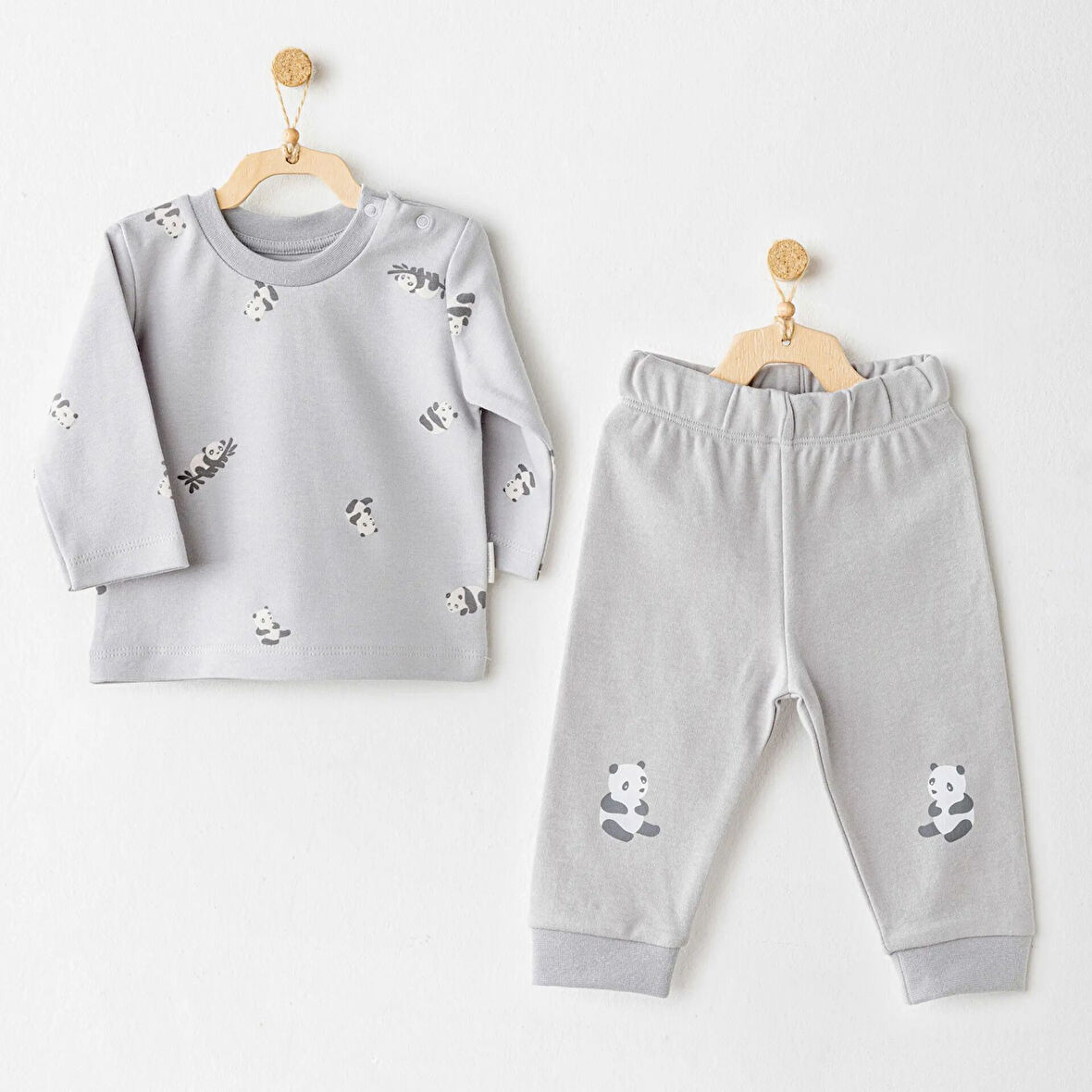 Andywawa AC26029 Keep Smiling 2'li Takım Grey