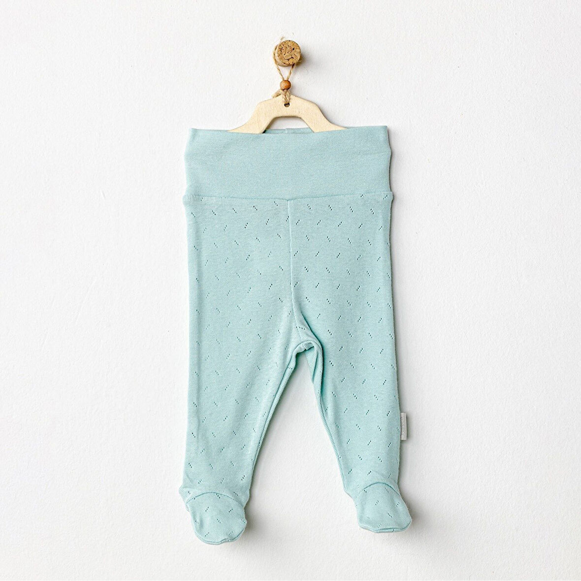 Andywawa AC24706 Jacquard Patikli Bebek Pantolon Green