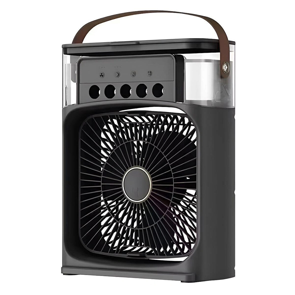 Işıklı Klima 600ml 5 Spreyli Vantilatör Buzlu Buharlı Mini Klima Mini Fan Buzlu