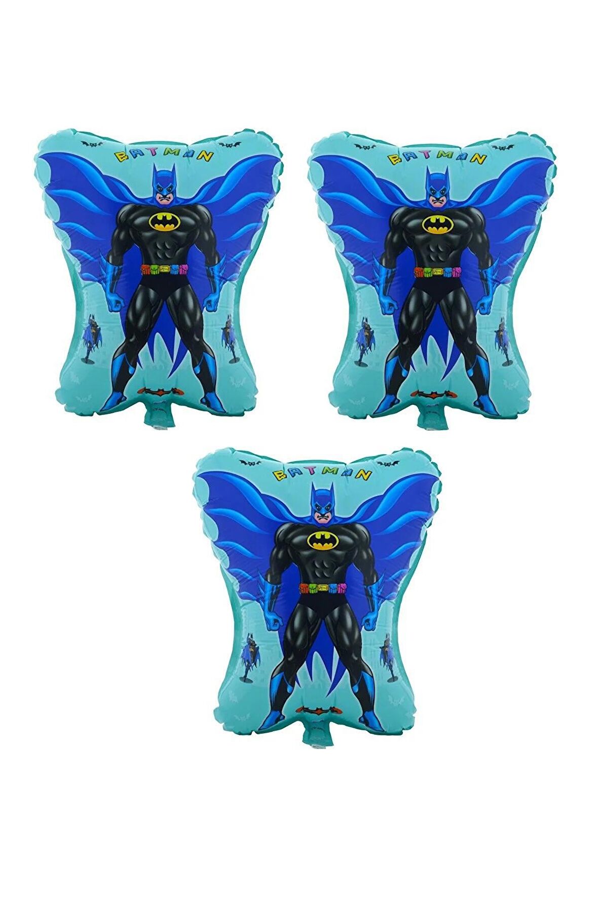 Batman 3 Adet Büyük Boy 42cmx64,5cm Folyo Balon (helyum) No:22