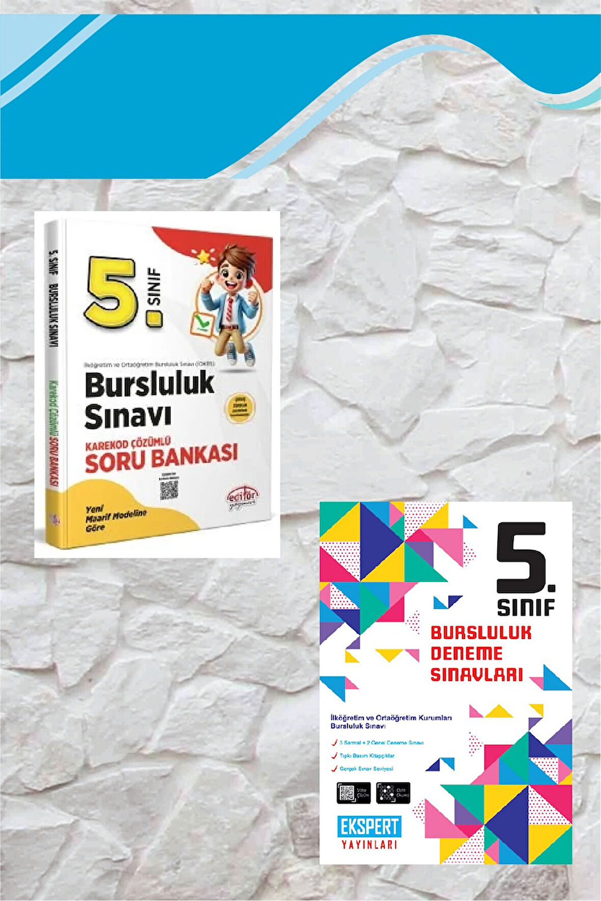 5.Sınıf Bursluluk Sınavı Soru Bankası (Karekod Çözümlü)+ Deneme Sınavı