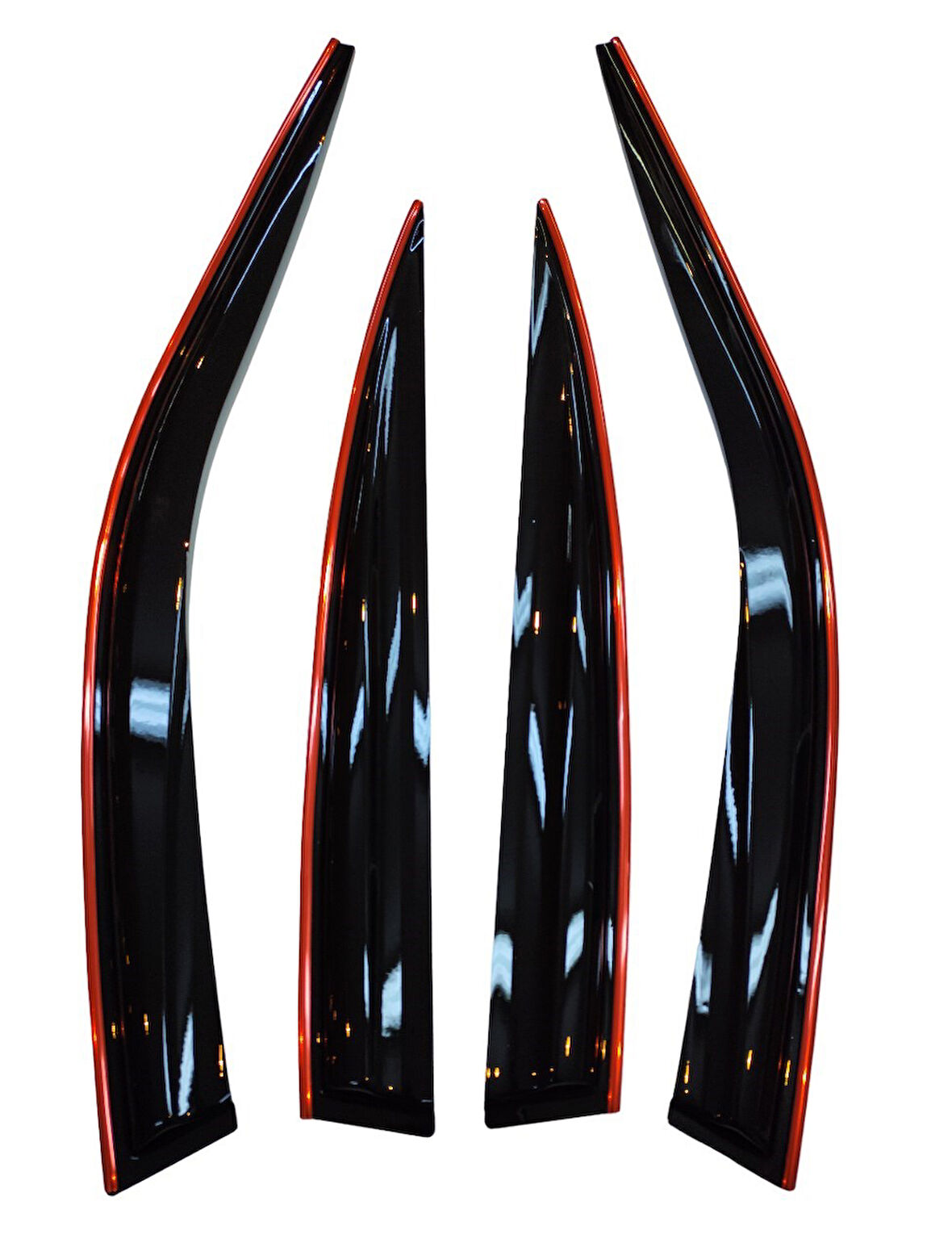 Honda Jazz Kırmızı Kromlu Cam Rüzgarlığı  2012-2014 Arası