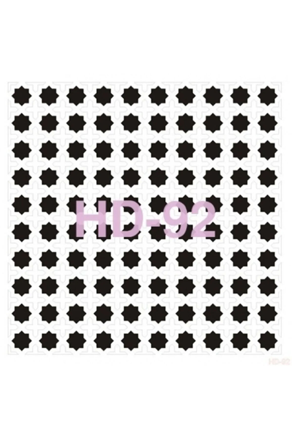 Hd092 Home Dekor Stencil 45x45