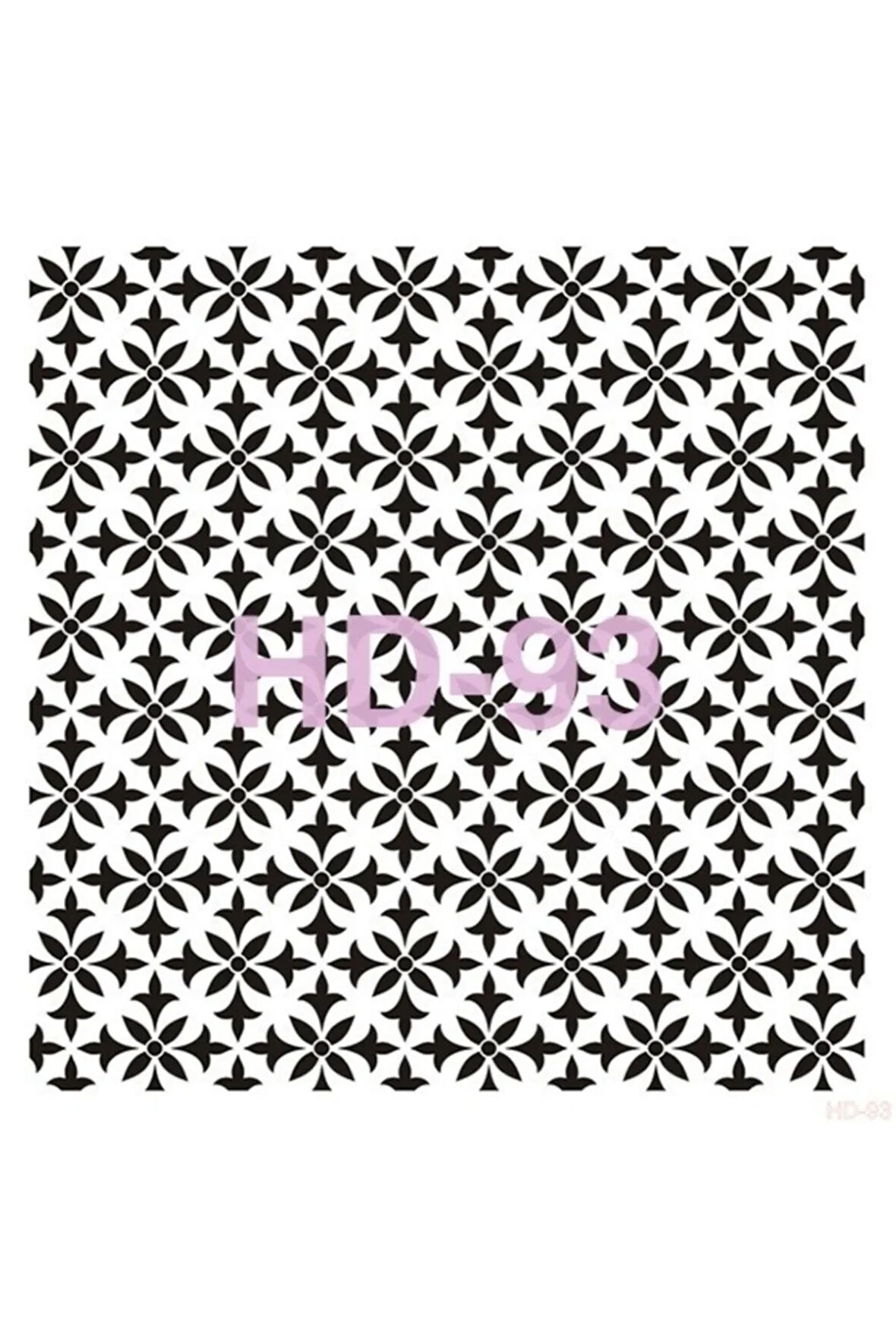 Hd093 Home Dekor Stencil 45x45