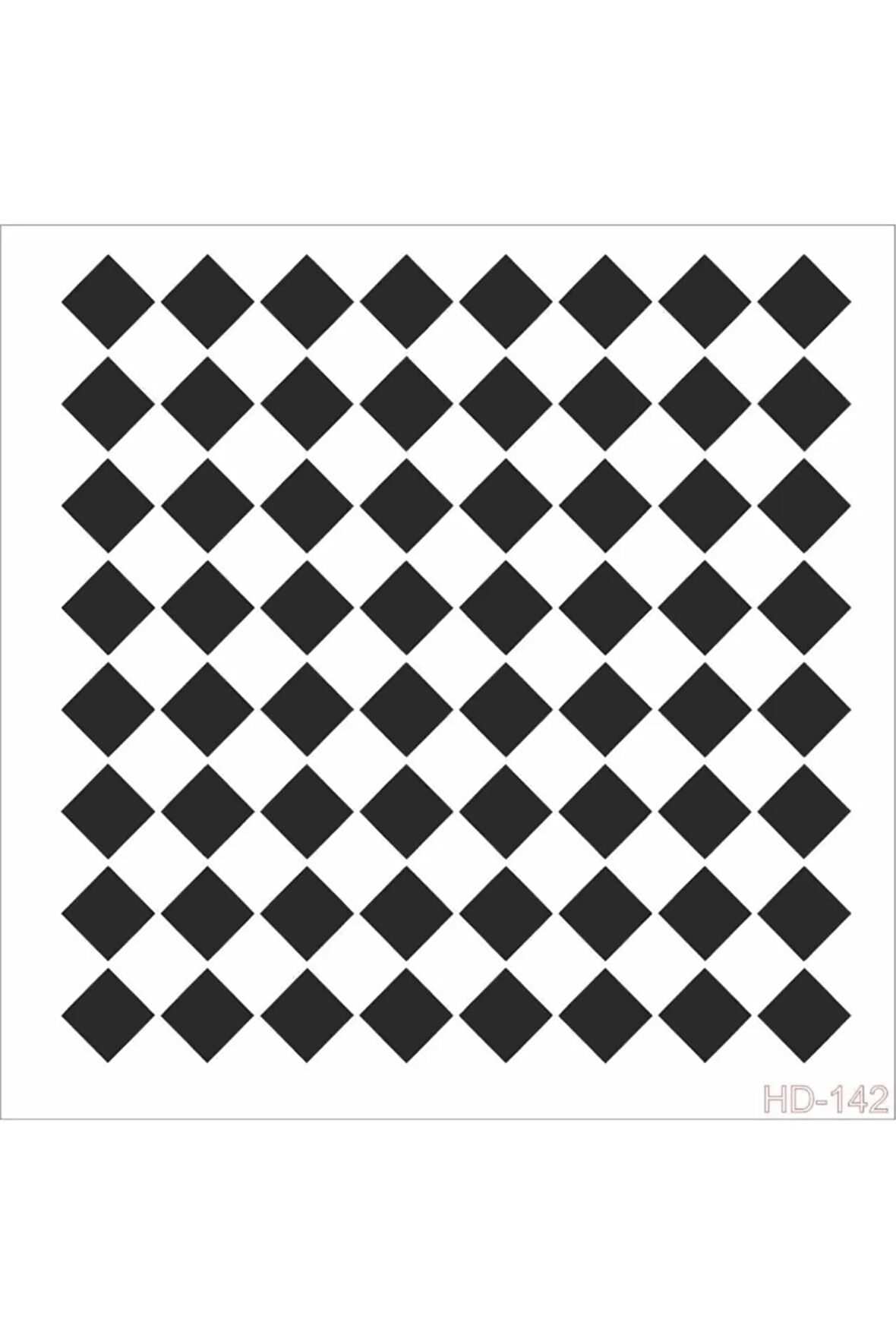 Hd142 Home Dekor Stencil 45x45
