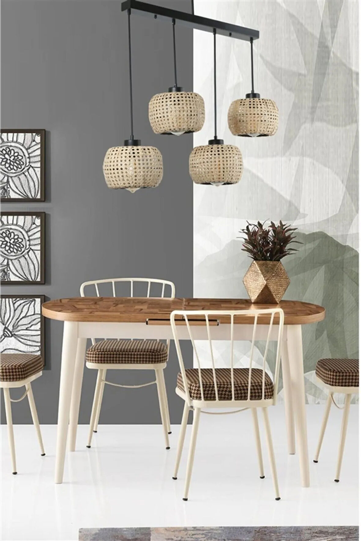 TIGER 4 LÜ SIRALI RATTAN SARKIT