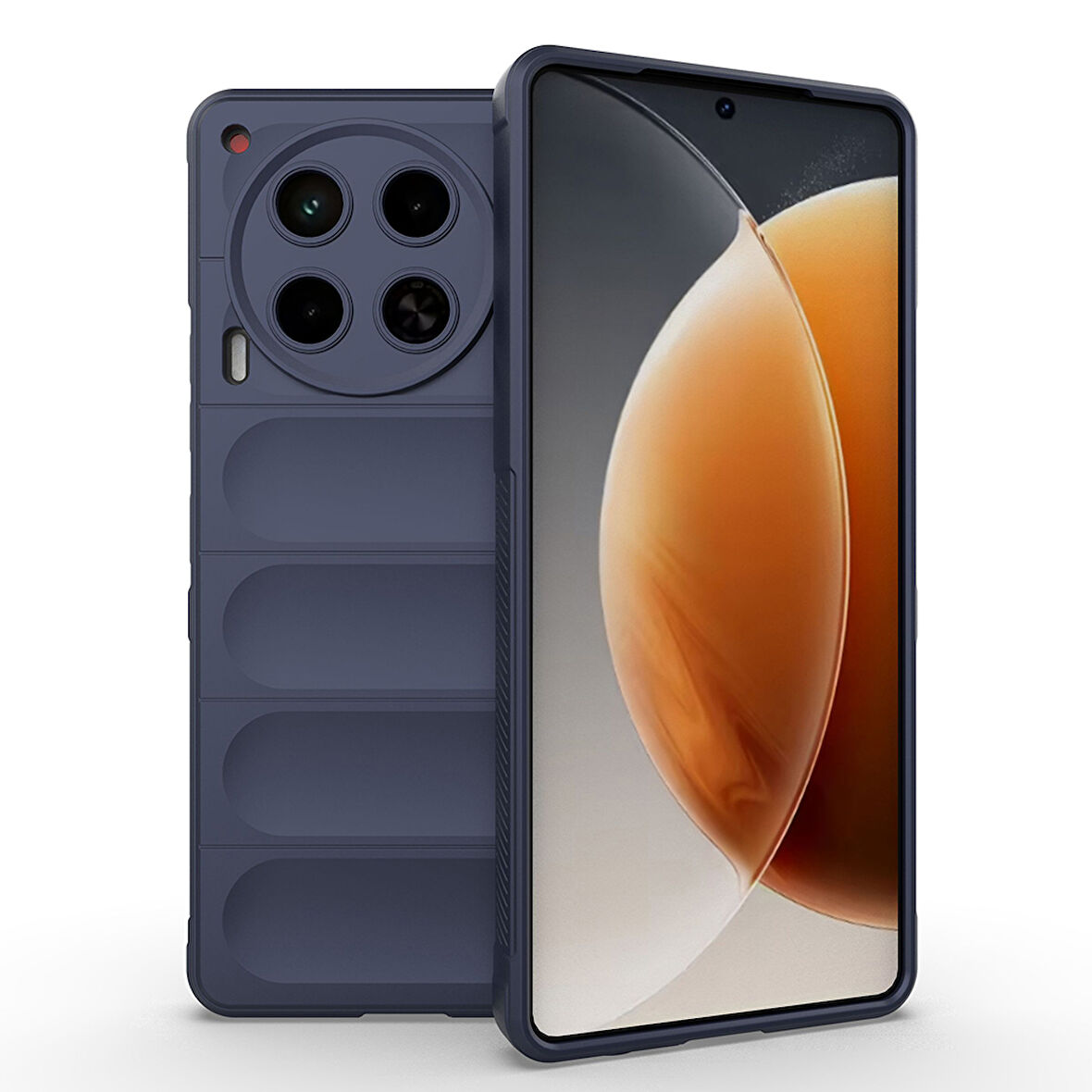 Tecno Camon 30 4G Kılıf Esnek TPU Oyuklu Arka Yüzey Tasarımlı Etnik Silikon Kapak