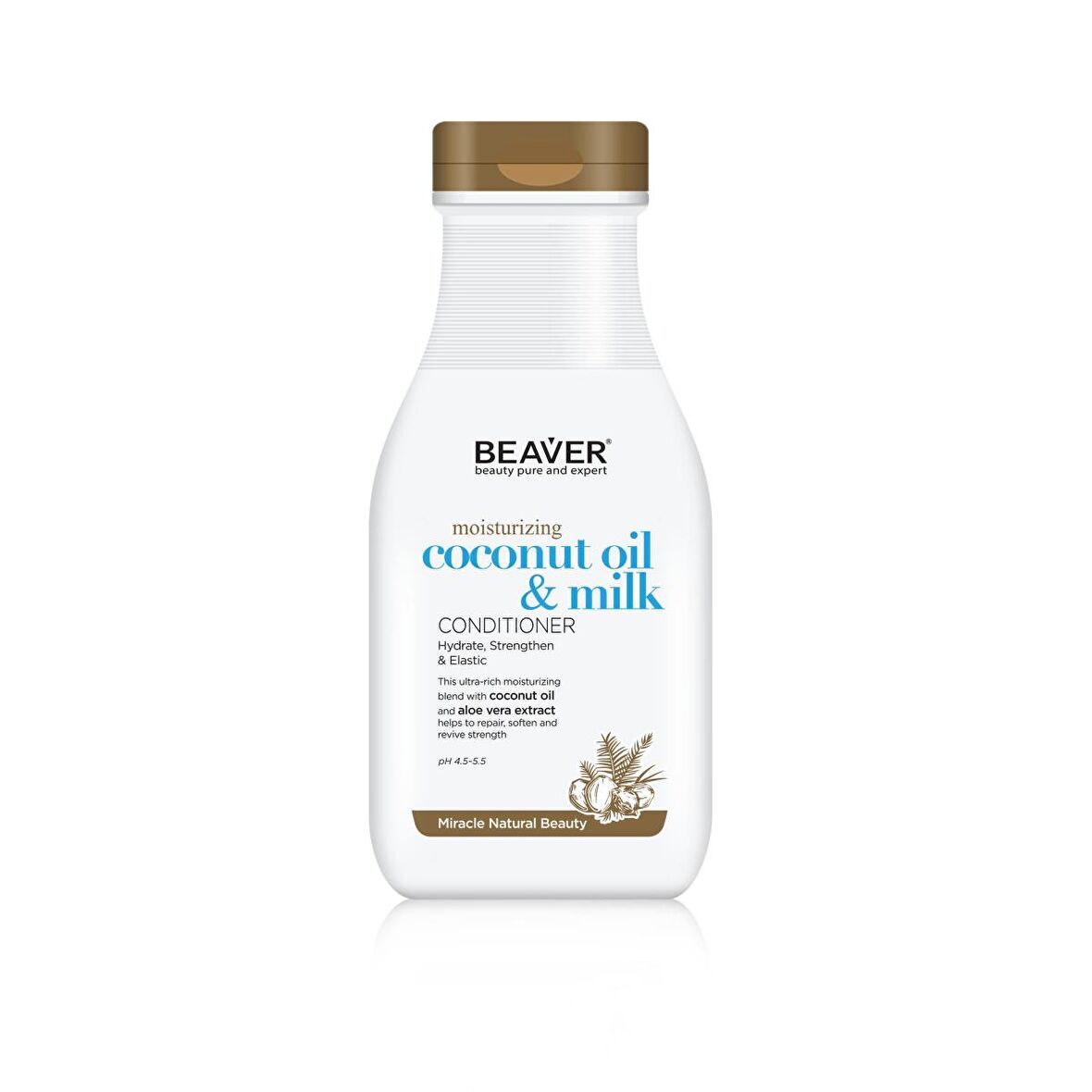 Beaver Coconut Oil & Milk Canlandırıcı Tüm Saç Tipleri İçin Saç Kremi 350 ml